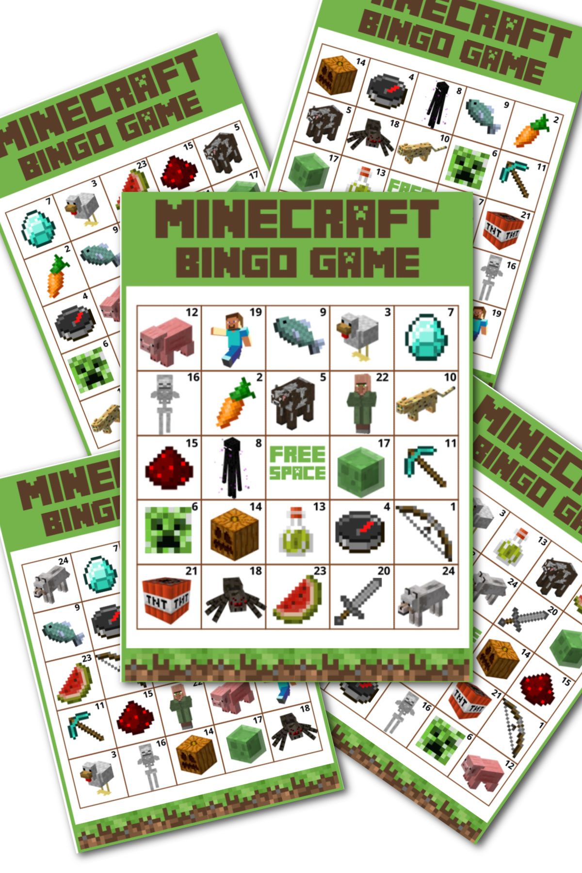 Download Our FREE Minecraft Printable Bingo Game Now!