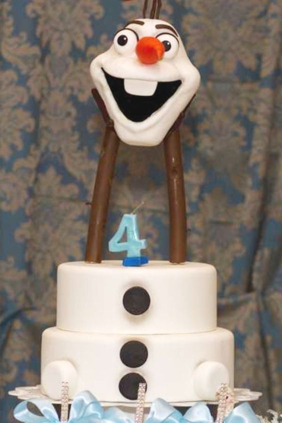 Fab Olaf Birthday Cake