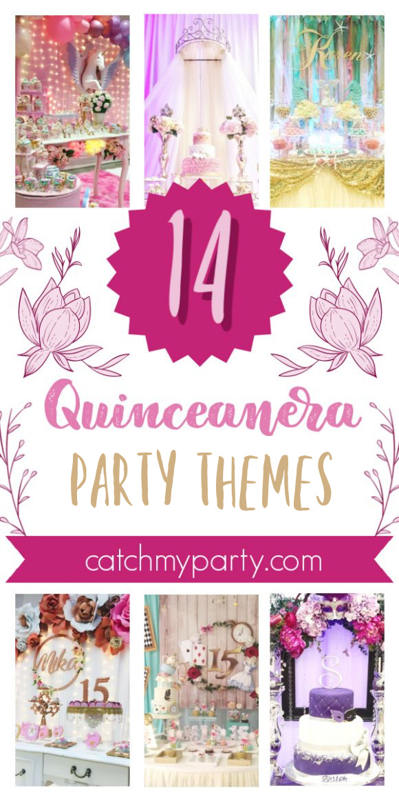 Fall in love with these 12 Popular Quinceañera Themes! | CatchMyparty.com