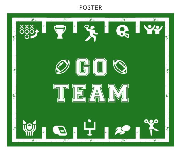 FREE Football Party Printables - Poster