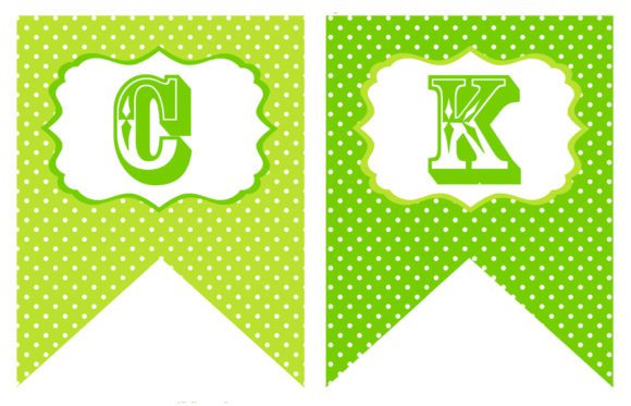 FREE "Luck of the Irish" St. Patrick's Day Party Printables - Garland