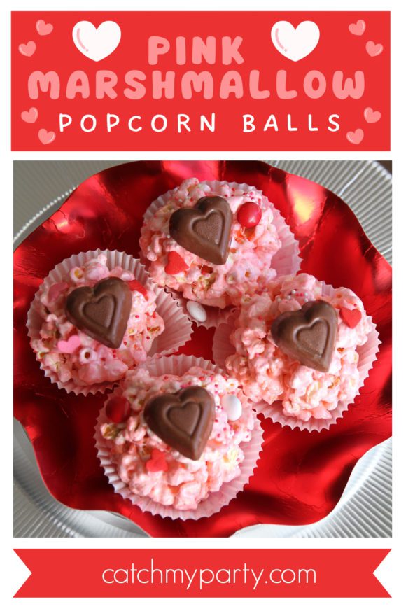 Pink Marshmallow Popcorn Balls