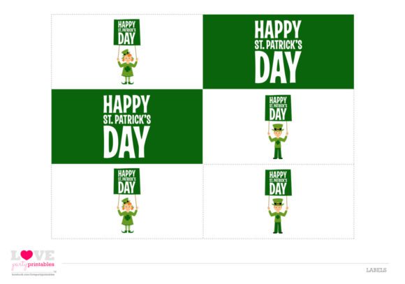FREE St. Patrick's Day Party Printables for Kids - Labels