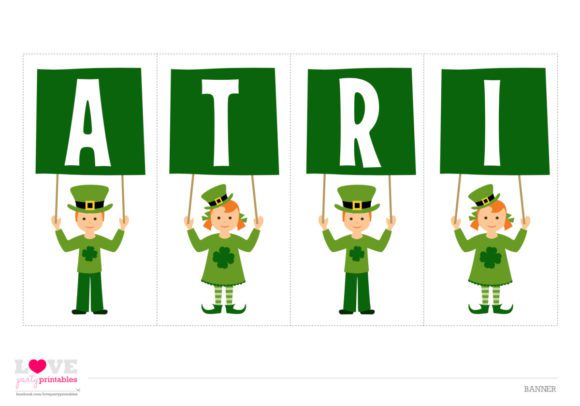 FREE St. Patrick's Day Party Printables for Kids - Banner