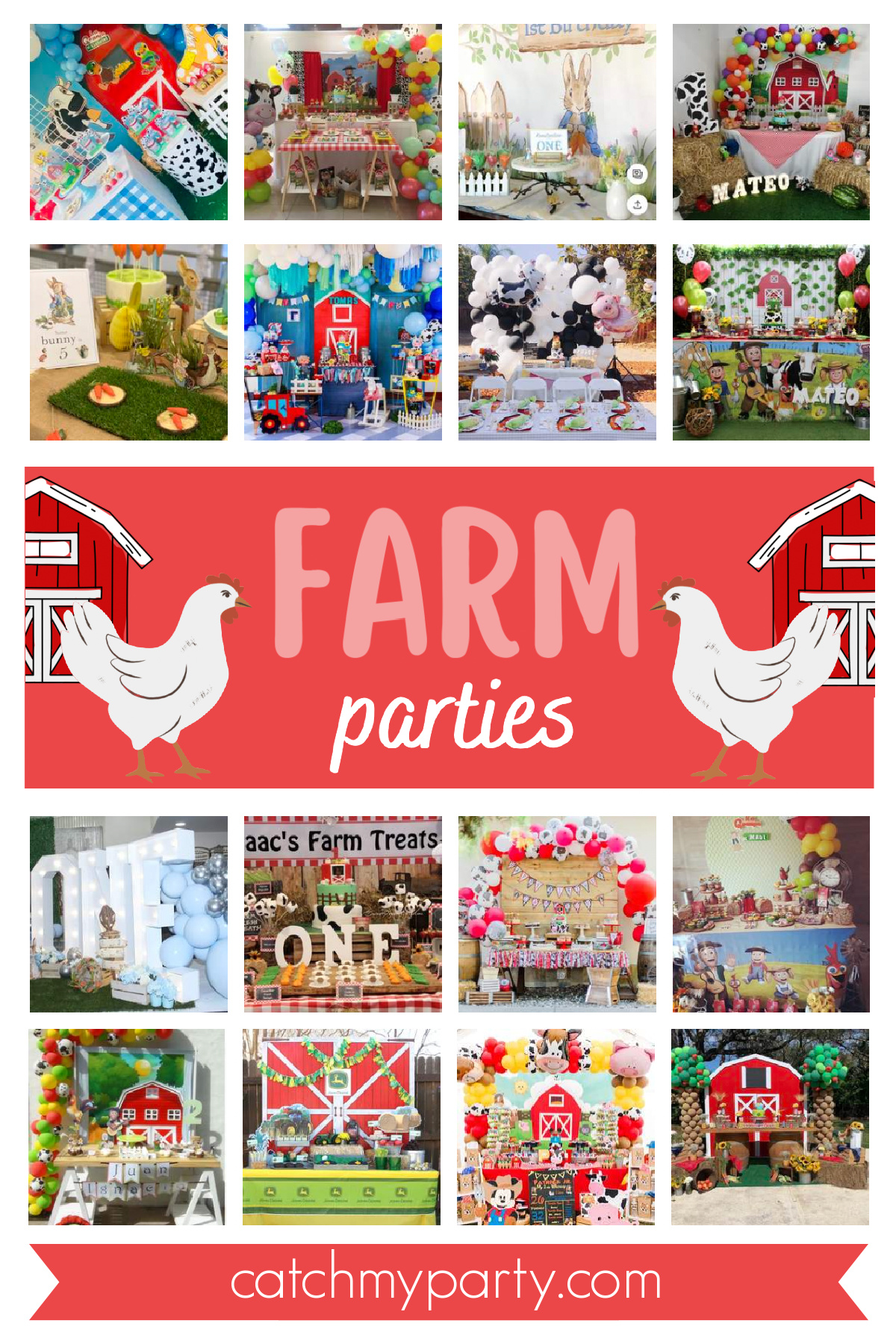 40 Most Popular Boy Birthday Party Themes for 2024 - Farm birthday party