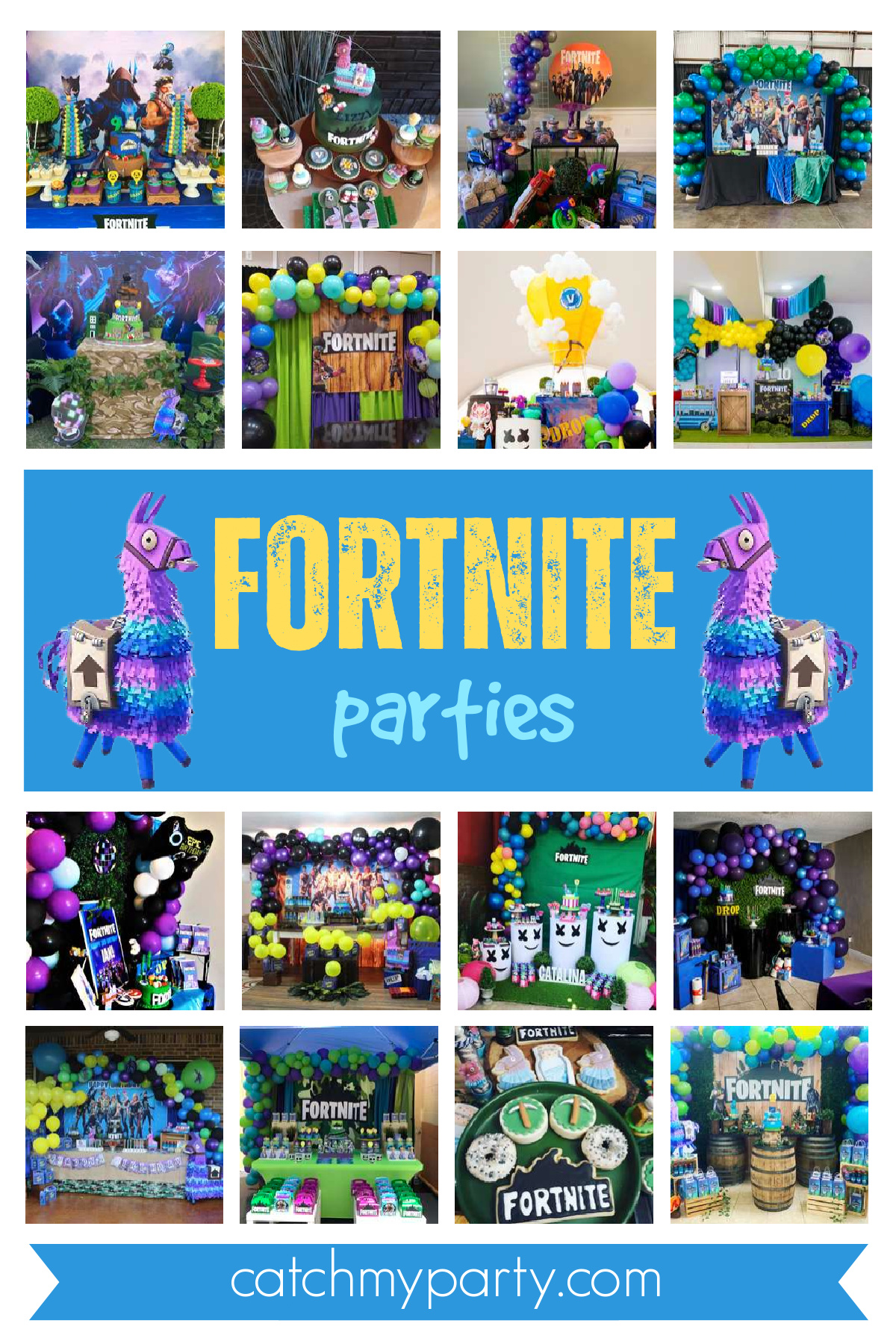 40 Most Popular Boy Birthday Party Themes for 2024 - Fortnite birthday party