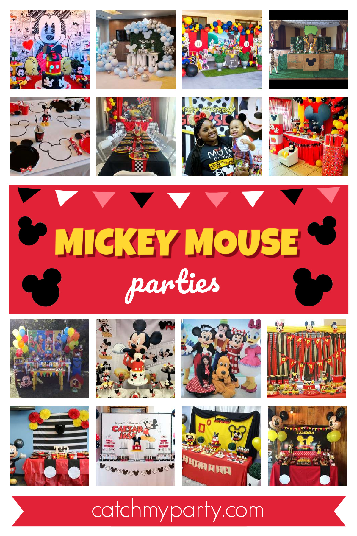 40 Most Popular Boy Birthday Party Themes for 2024 - Mickey Mouse birthday party