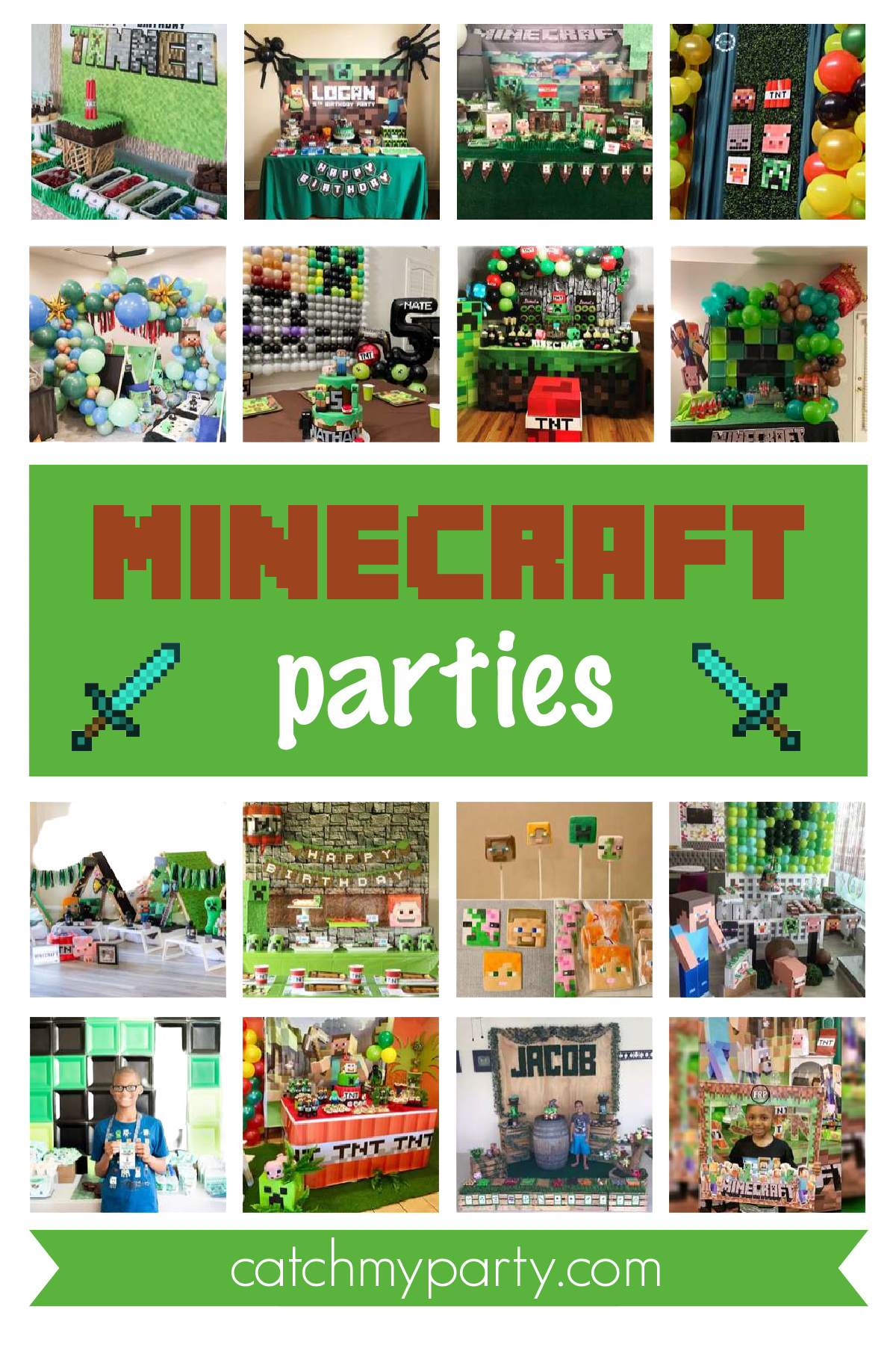 40 Most Popular Boy Birthday Party Themes for 2023 - Minecraft Parties