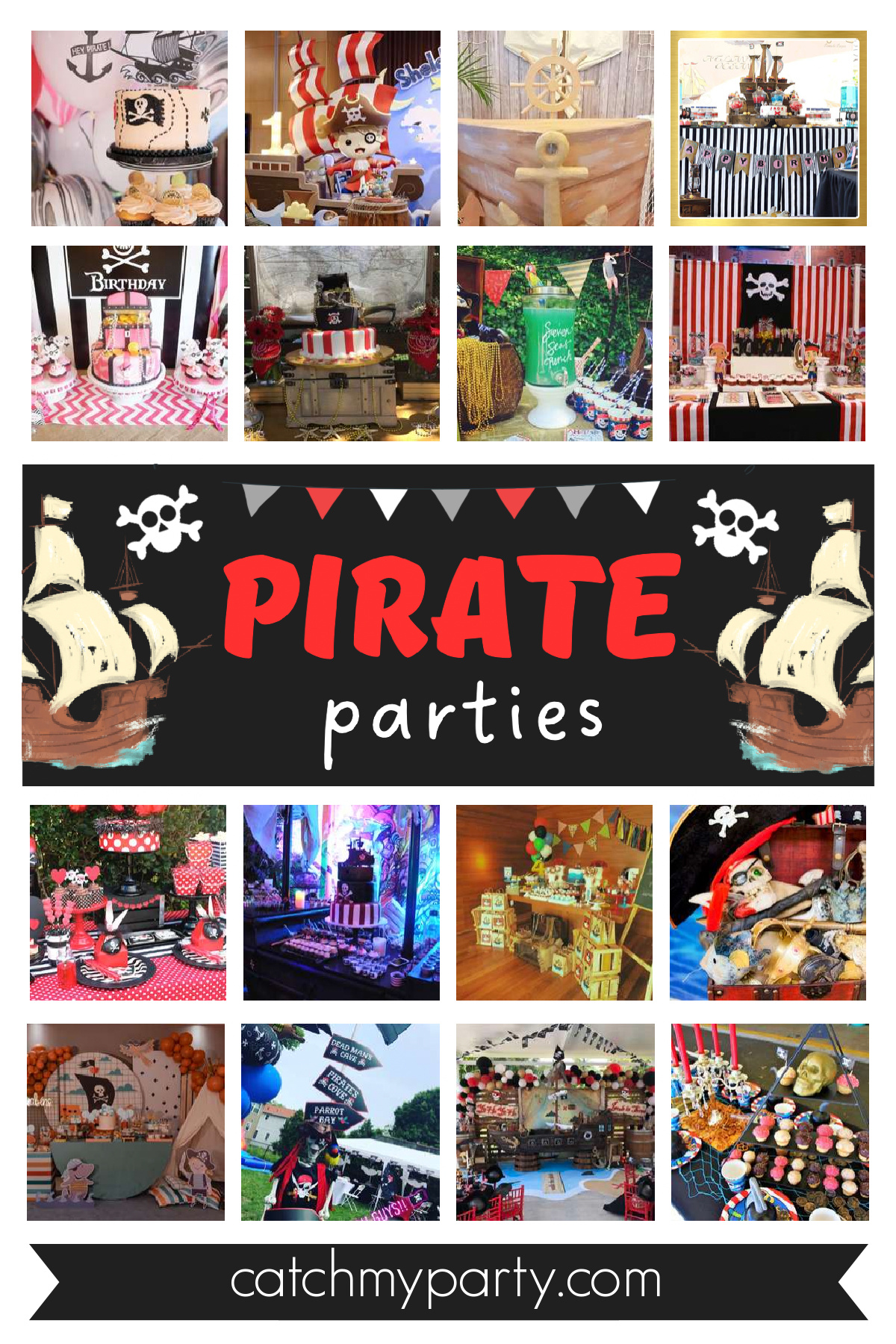 40 Most Popular Boy Birthday Party Themes for 2024 - Pirate birthday party