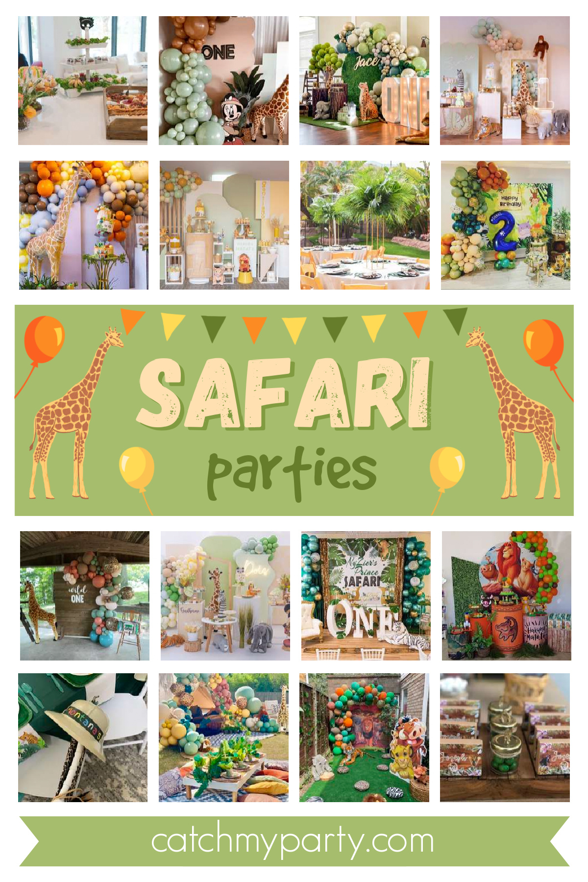 40 Most Popular Boy Birthday Party Themes for 2024 - Safari birthday party