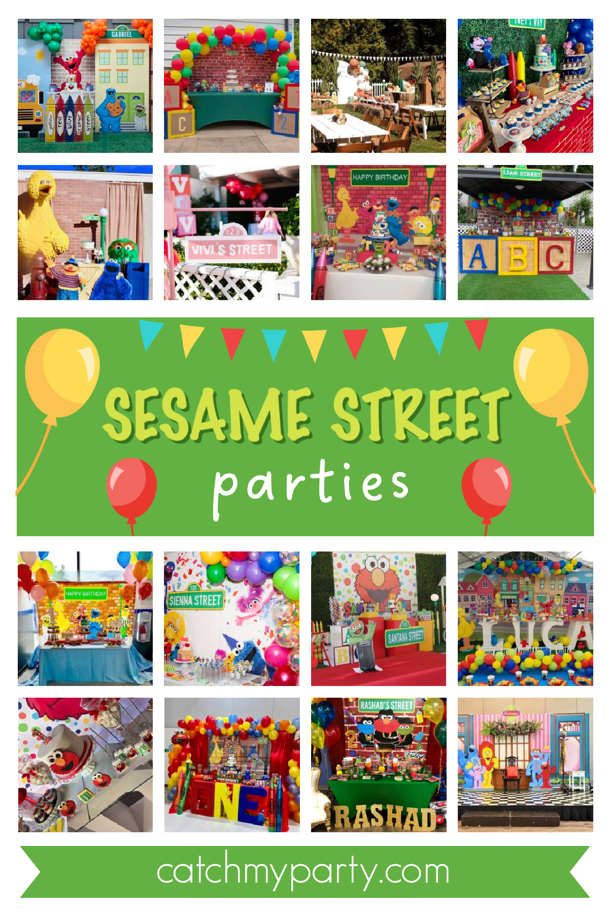 40 Most Popular Boy Birthday Party Themes for 2024 - Sesame Street birthday party