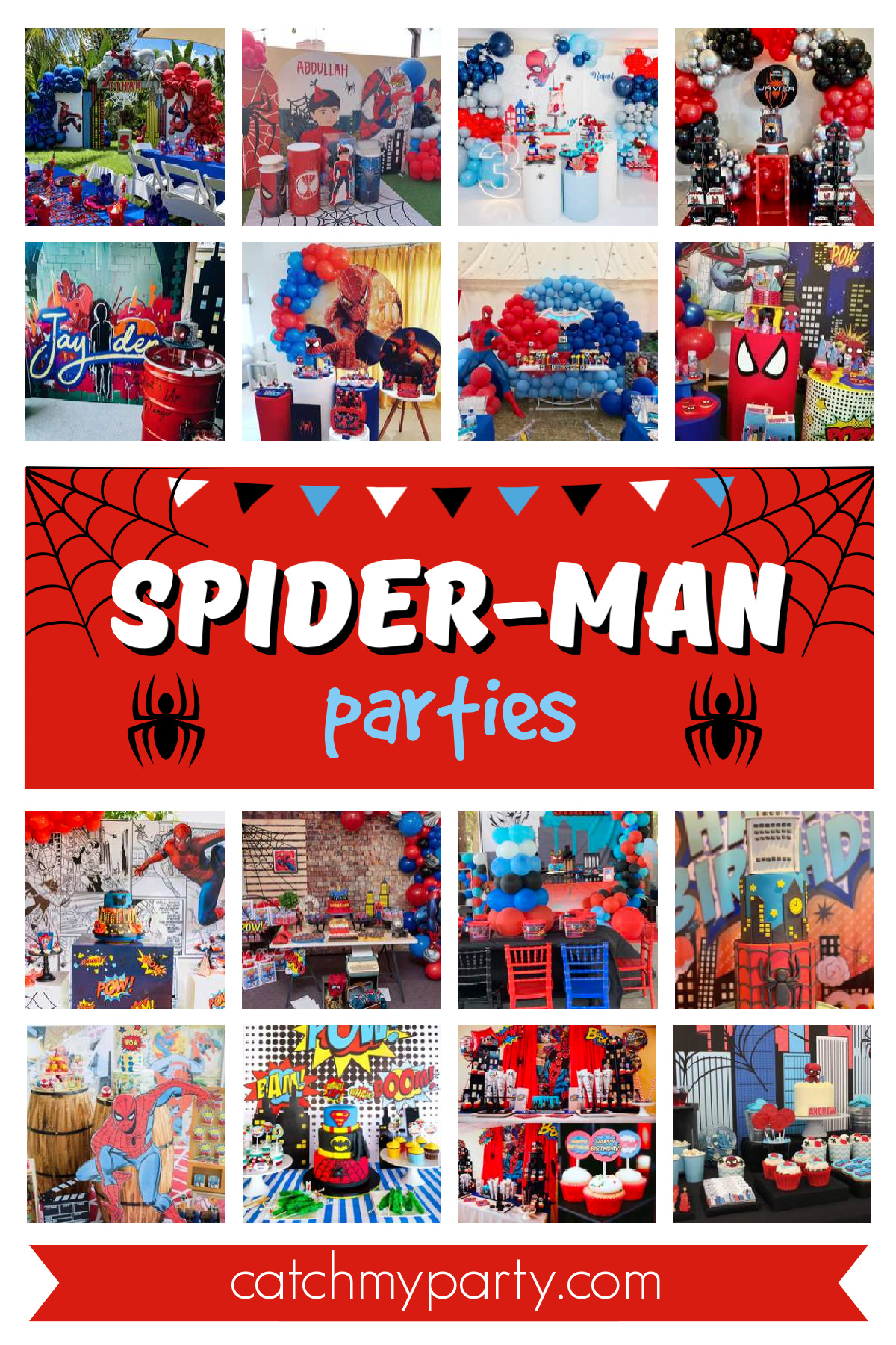 40 Most Popular Boy Birthday Party Themes for 2024 - Spider-Man birthday party