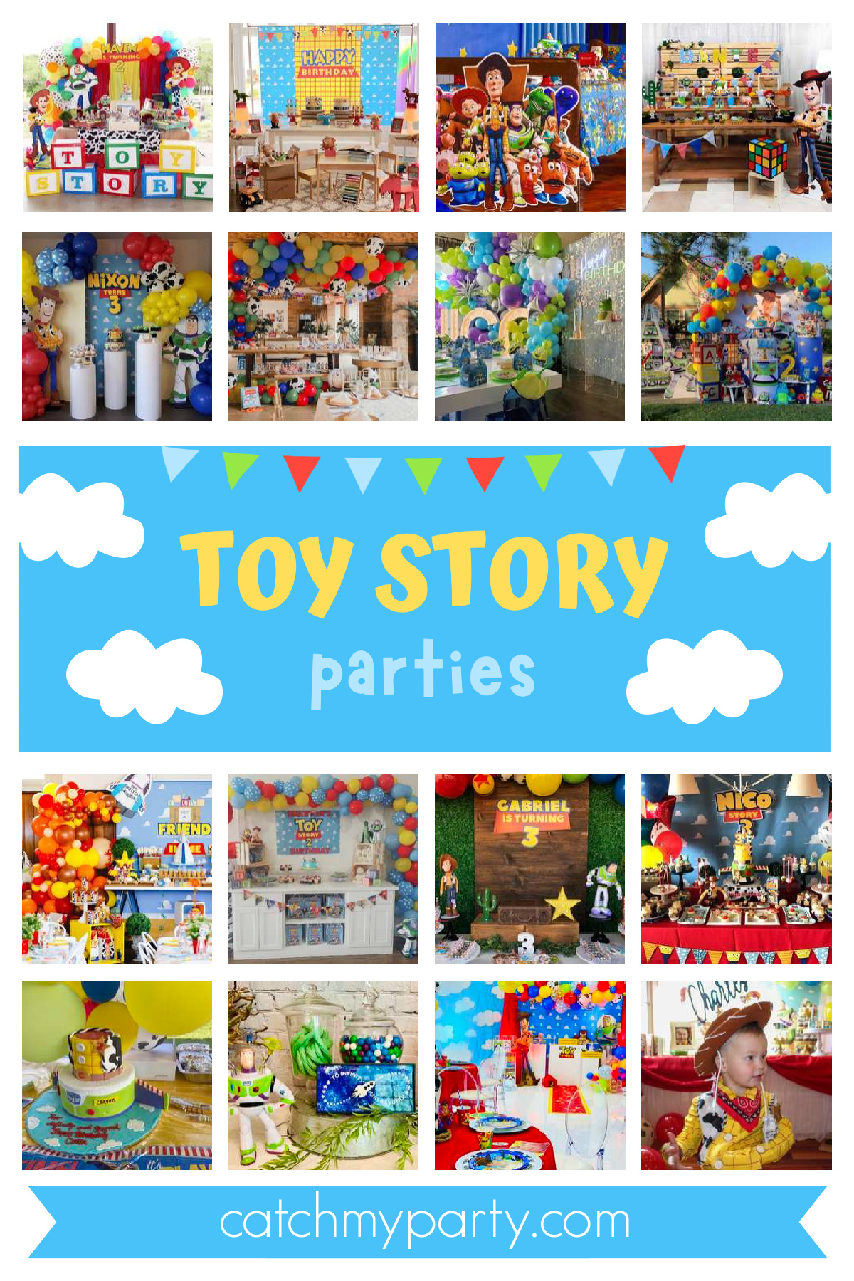 40 Most Popular Boy Birthday Party Themes for 2024 - Toy Story birthday party