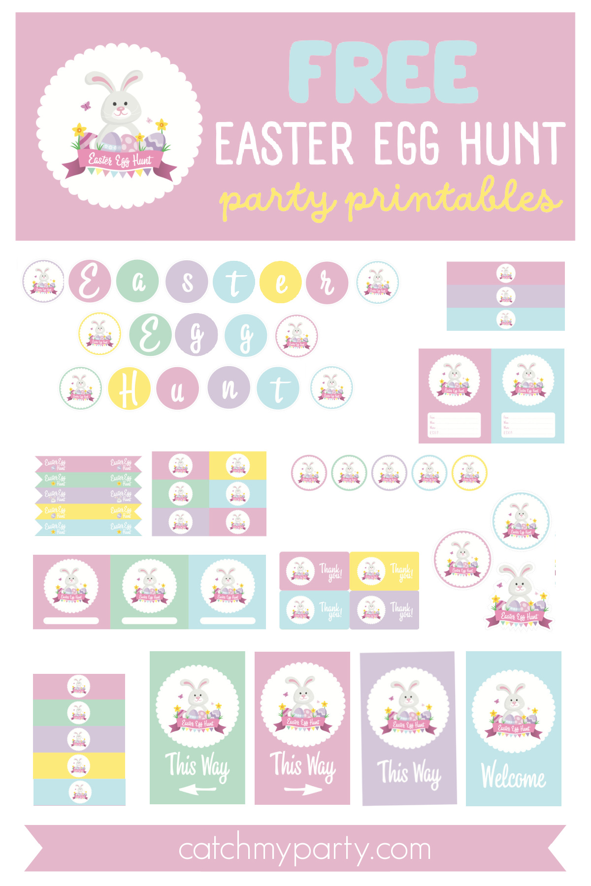 Download these FREE Easter Egg Hunt Printables Now!