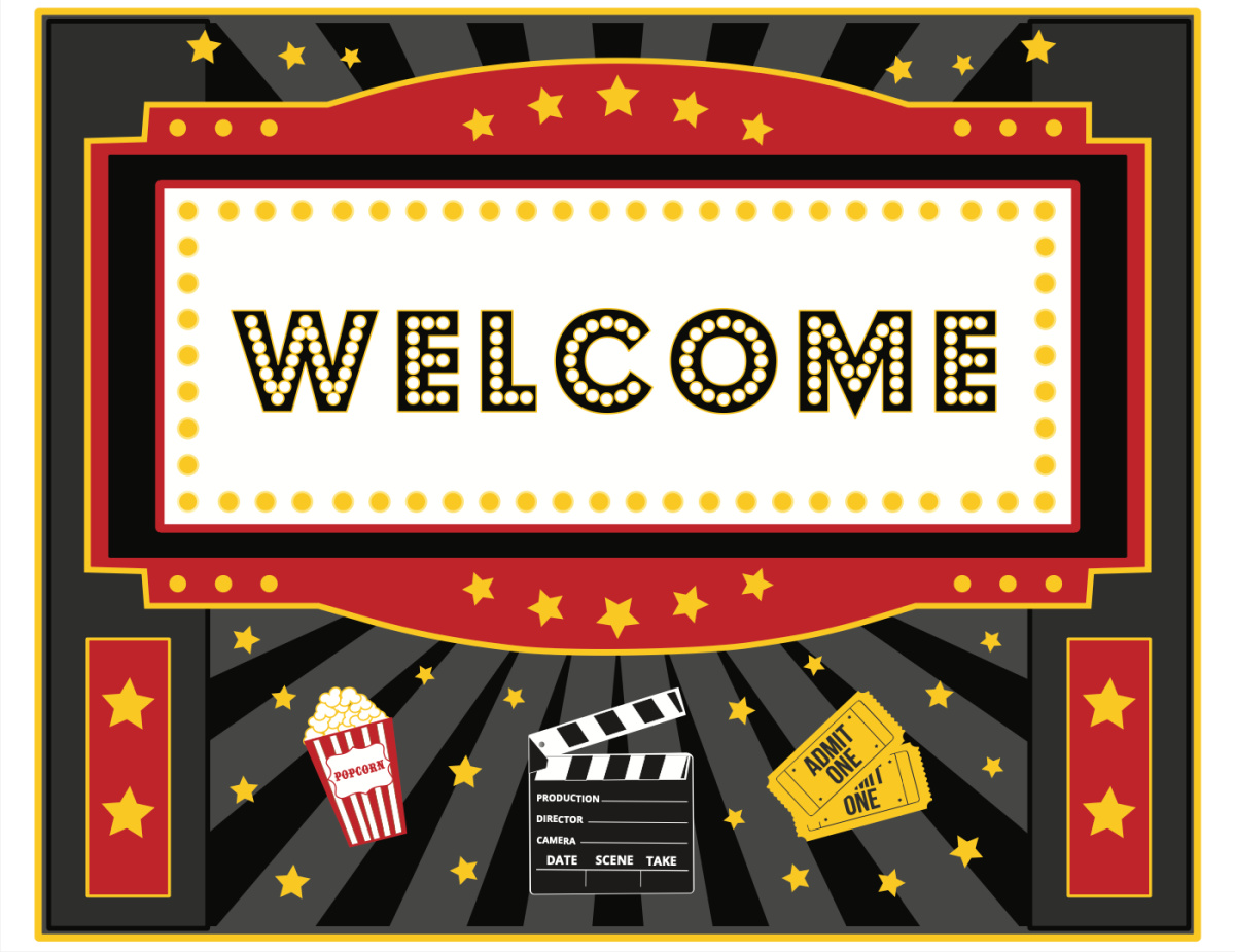 Movie Night Welcome Poster