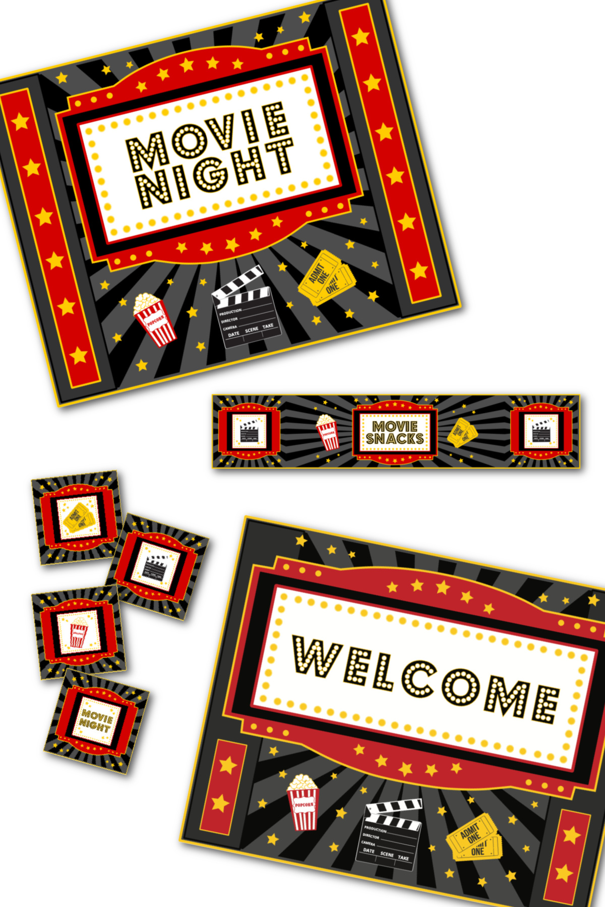 Download These Free Movie Night Printables Now!