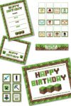 FREE Minecraft party printables