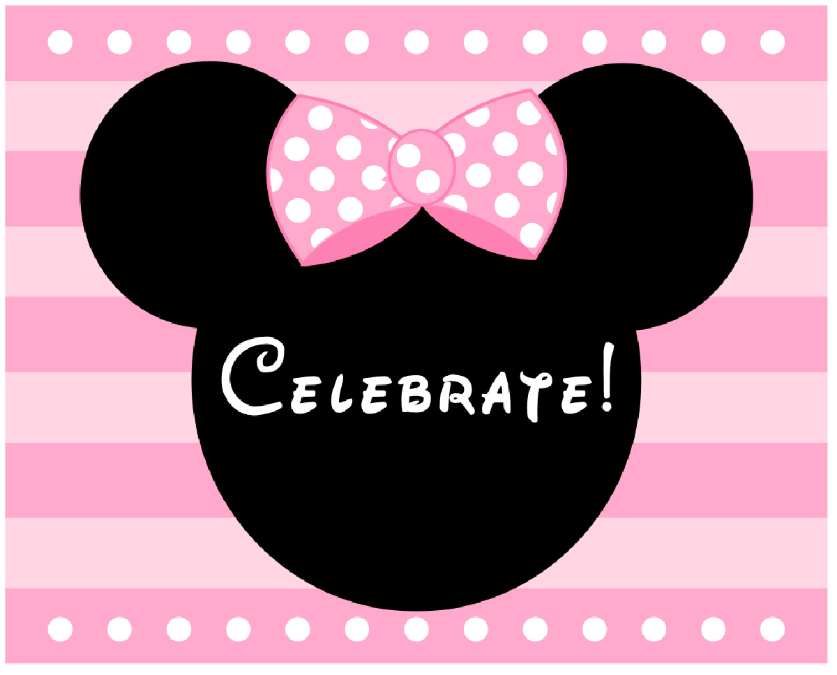 FREE PINK Minnie Mouse Birthday Party Welcome Sign