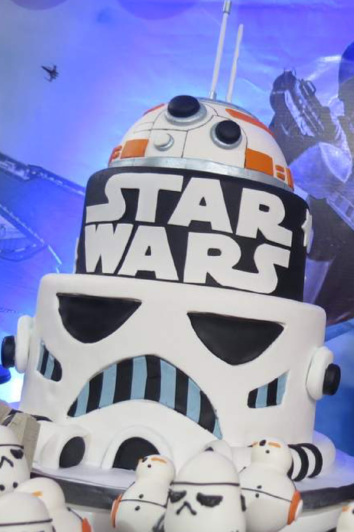 Star Wars Character Birthday Cake