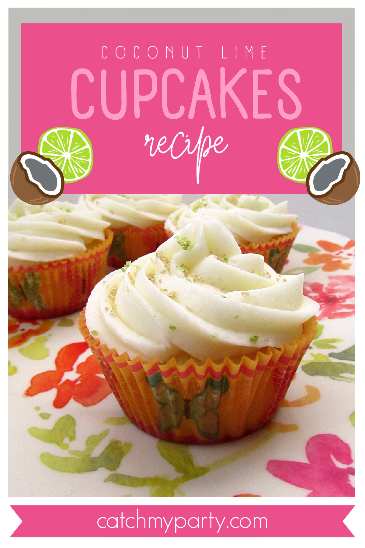 Yummy Coconut Lime Cupcakes
