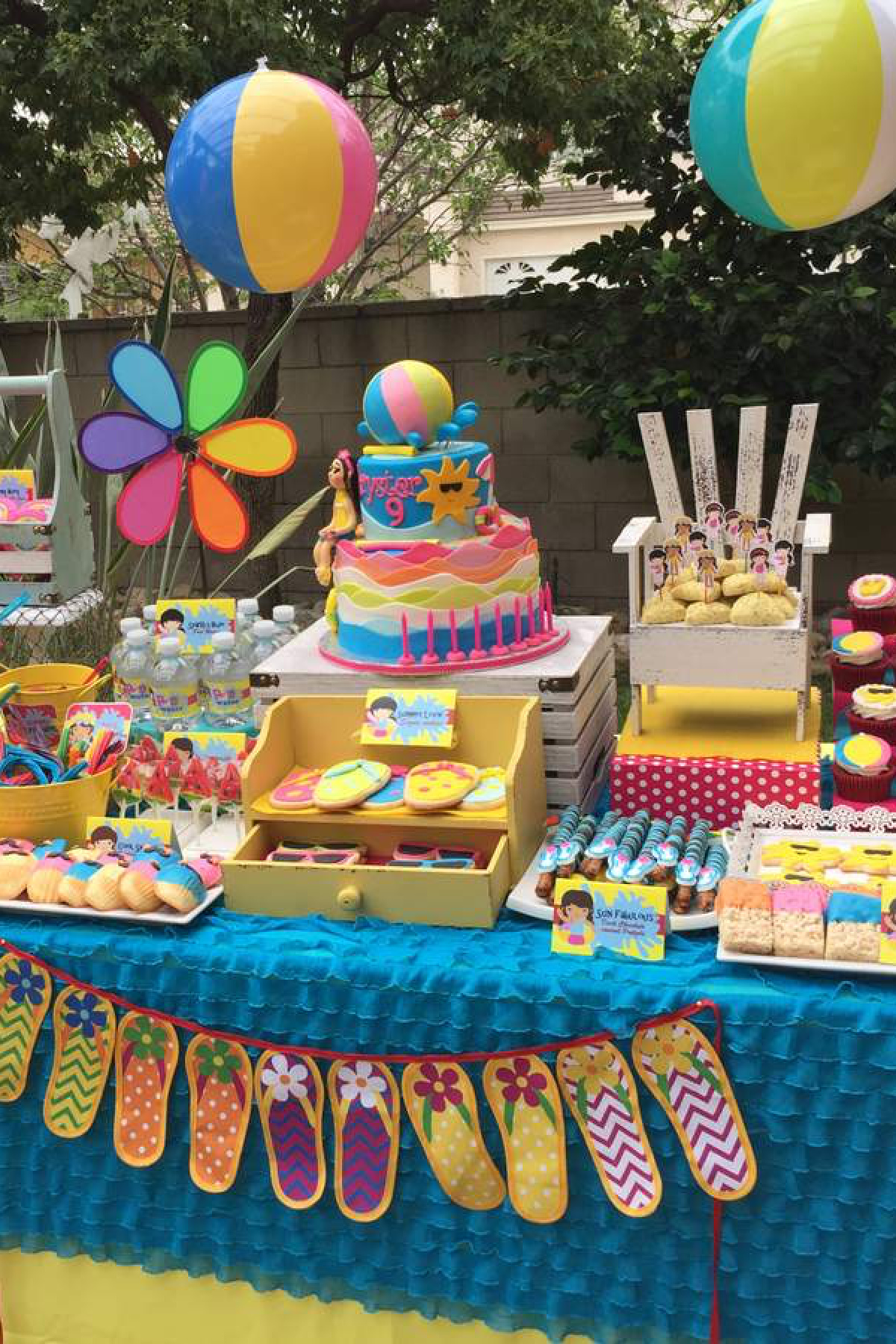 40 Fun and Colorful Pool Party Ideas! - The Catch My Party Blog