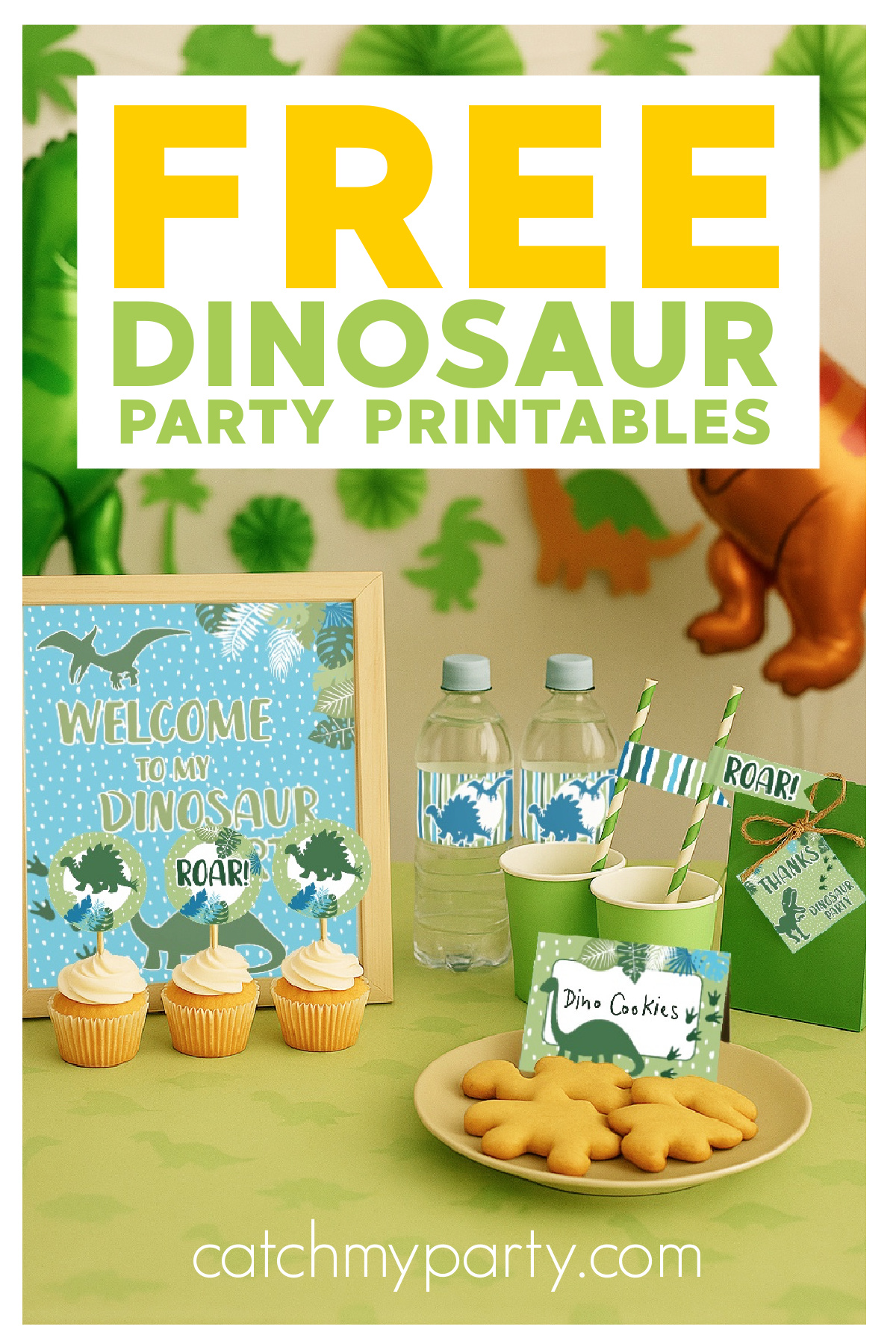 Download These Free Dinosaur Birthday Party Printables NOW! Download These Free Dinosaur Birthday Party Printables NOW!