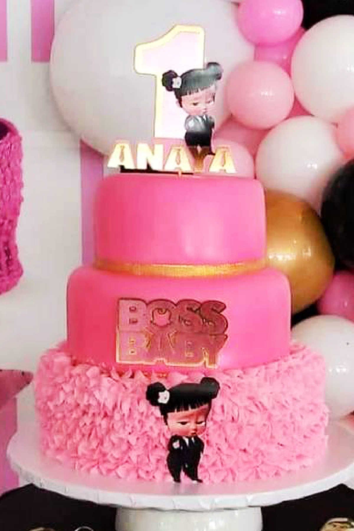 Boss Baby 1st Birthday Cake for Girls Boss Baby 1st Birthday Cake for Girls