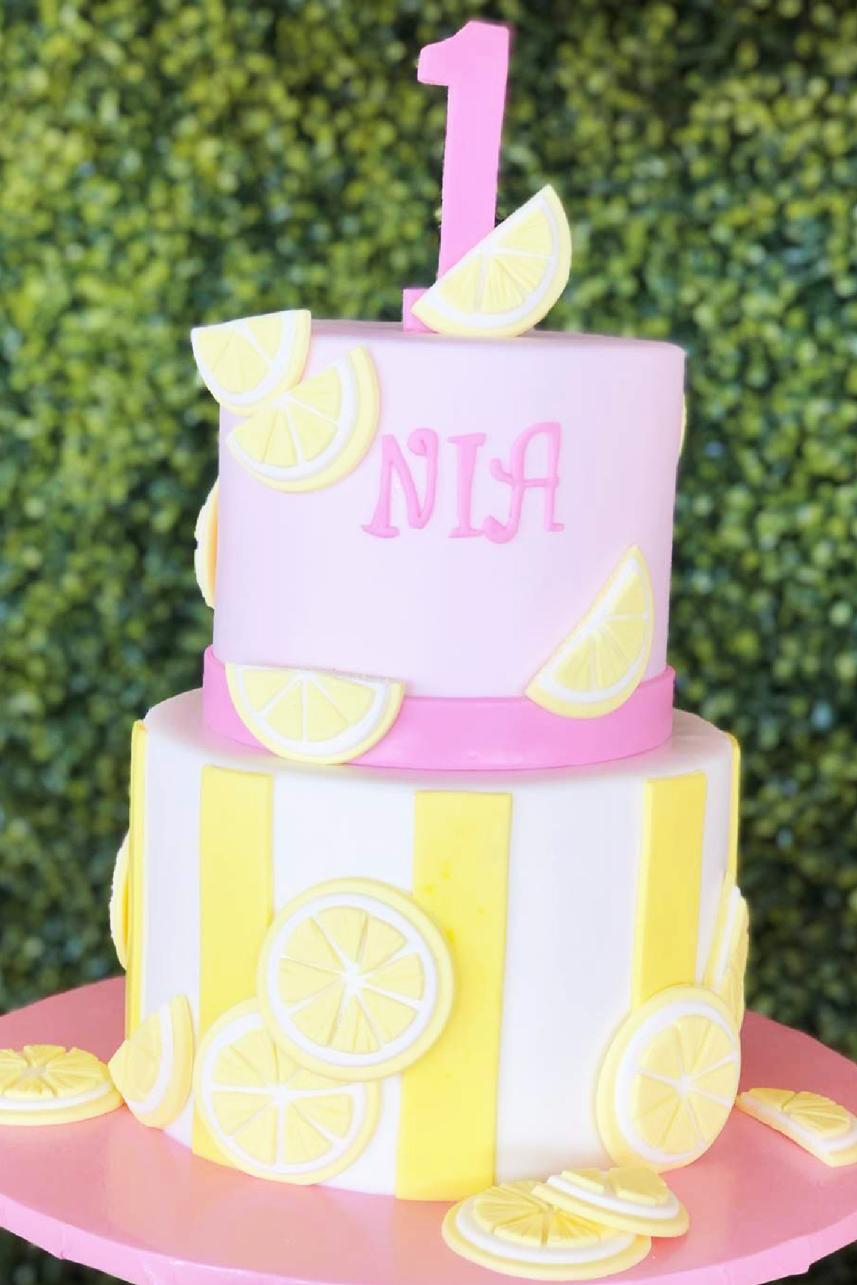 Lemonade 1st Birthday Cake for Girls Lemonade 1st Birthday Cake for Girls