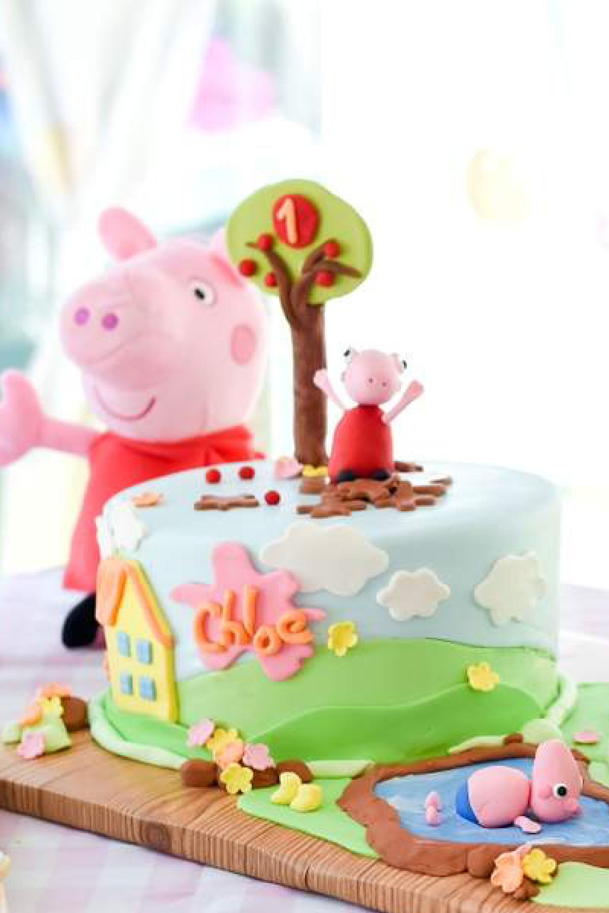 Peppa Pig 1st Birthday Cake for Girls Peppa Pig 1st Birthday Cake for Girls