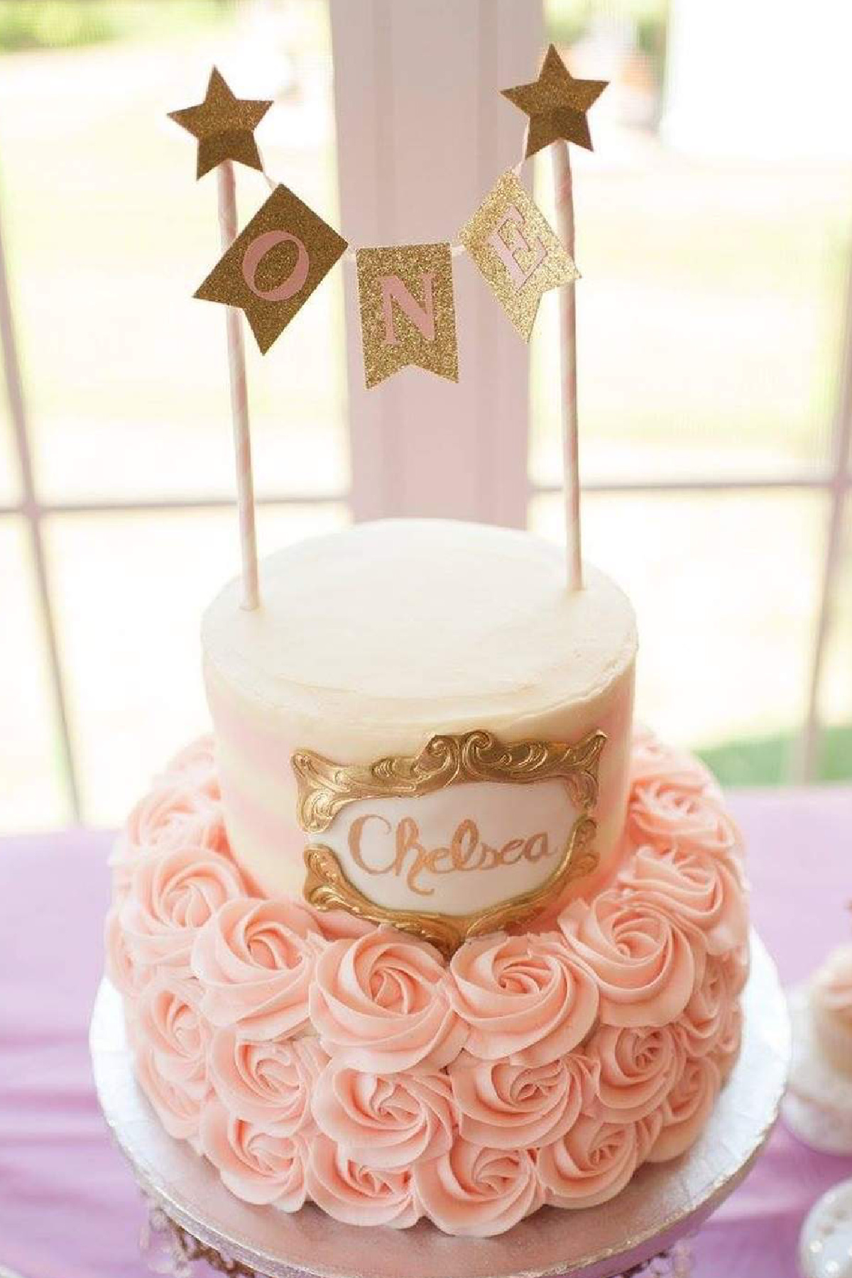 Twinkle Twinkle Little Star 1st Birthday Cake for Girls Twinkle Twinkle Little Star 1st Birthday Cake for Girls