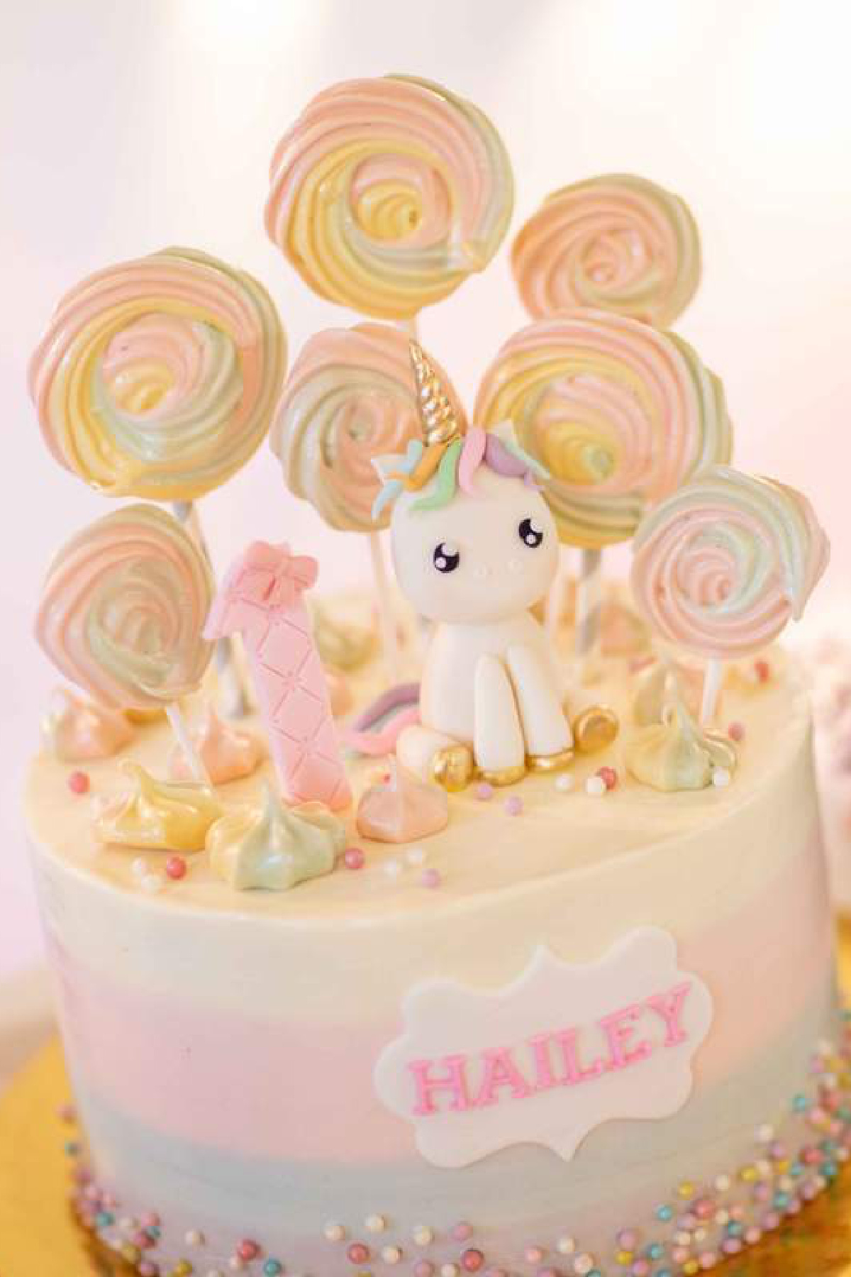 Unicorn 1st Birthday Cake for Girls Unicorn 1st Birthday Cake for Girls