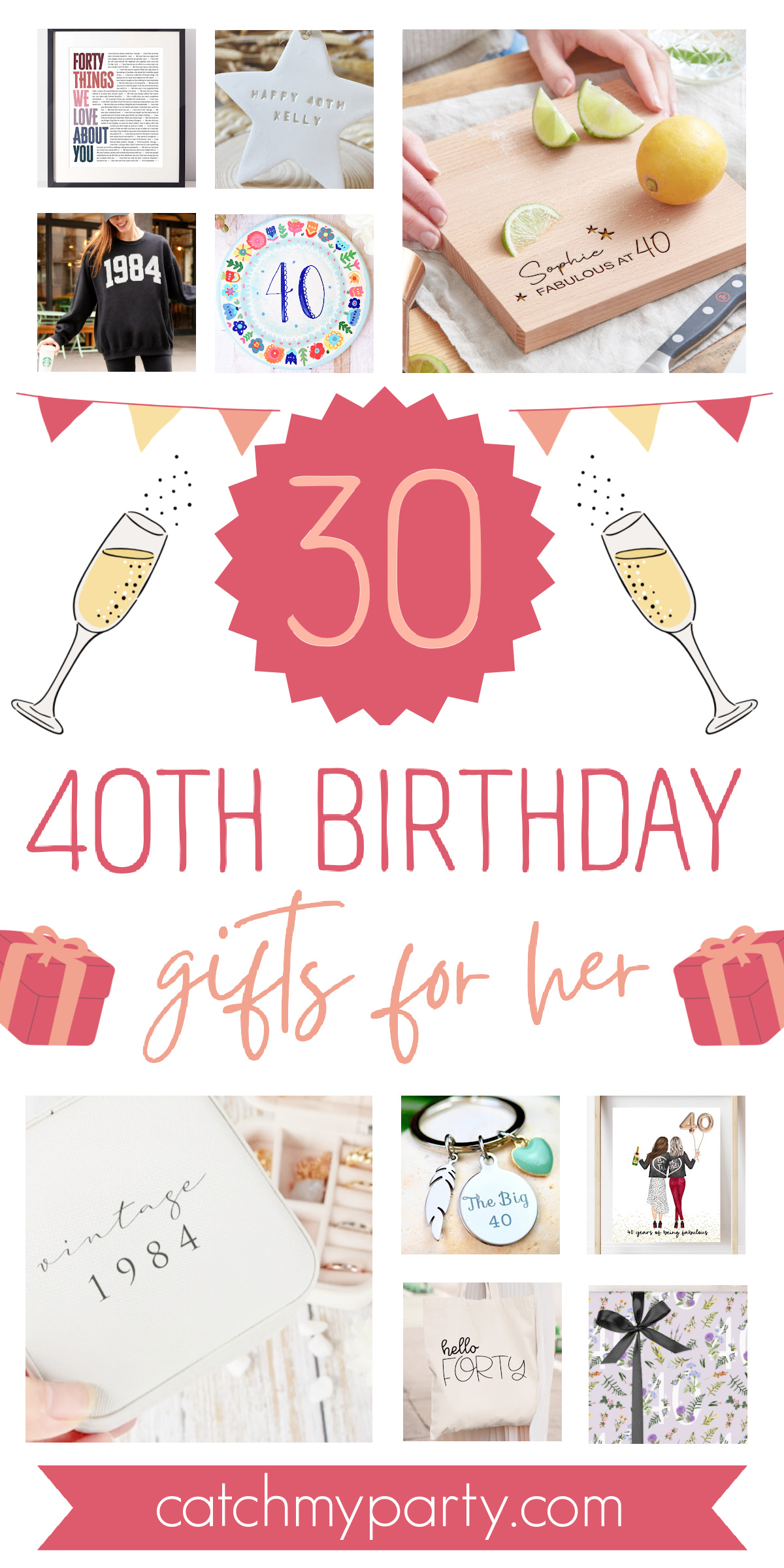 30 Amazing 40th Birthday Gifts for Women!