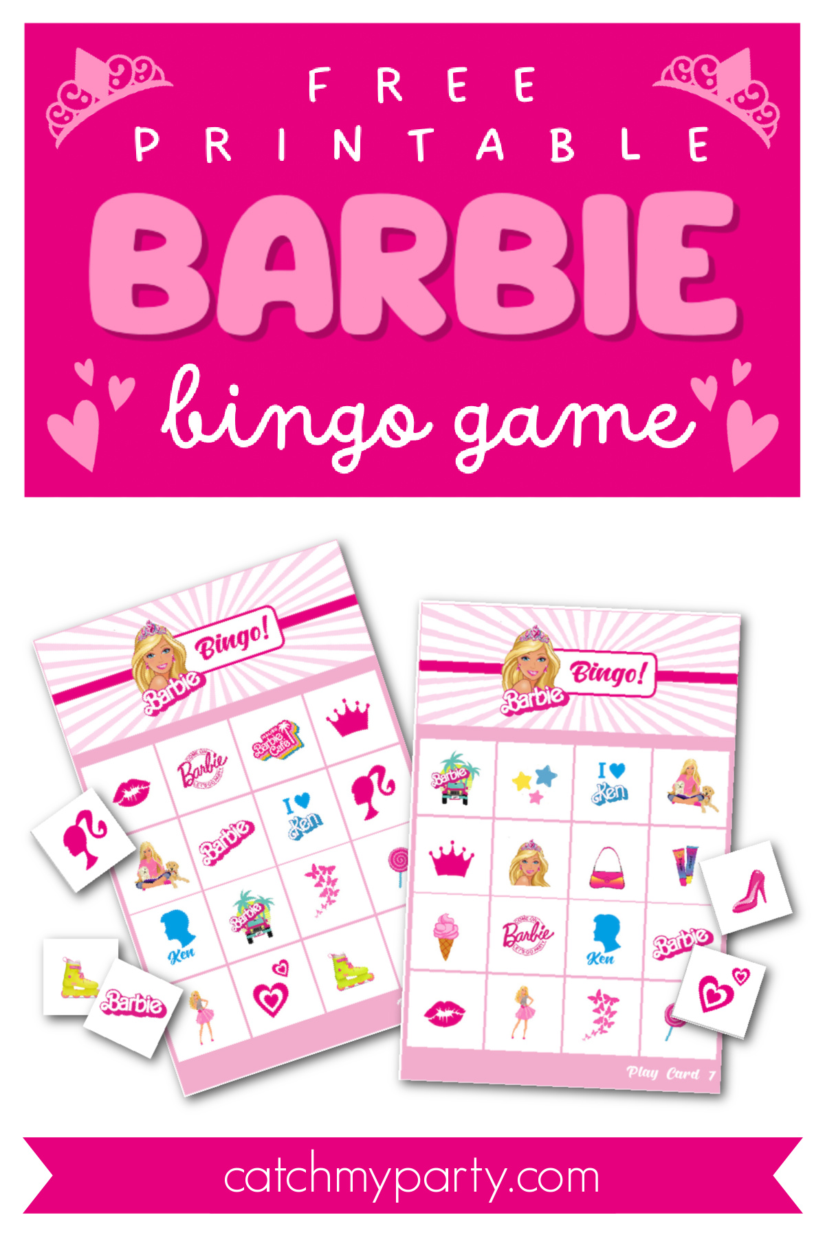 FREE Printable Barbie Bingo Game!