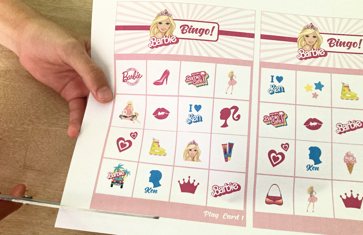 FREE Printable Barbie Bingo Game!