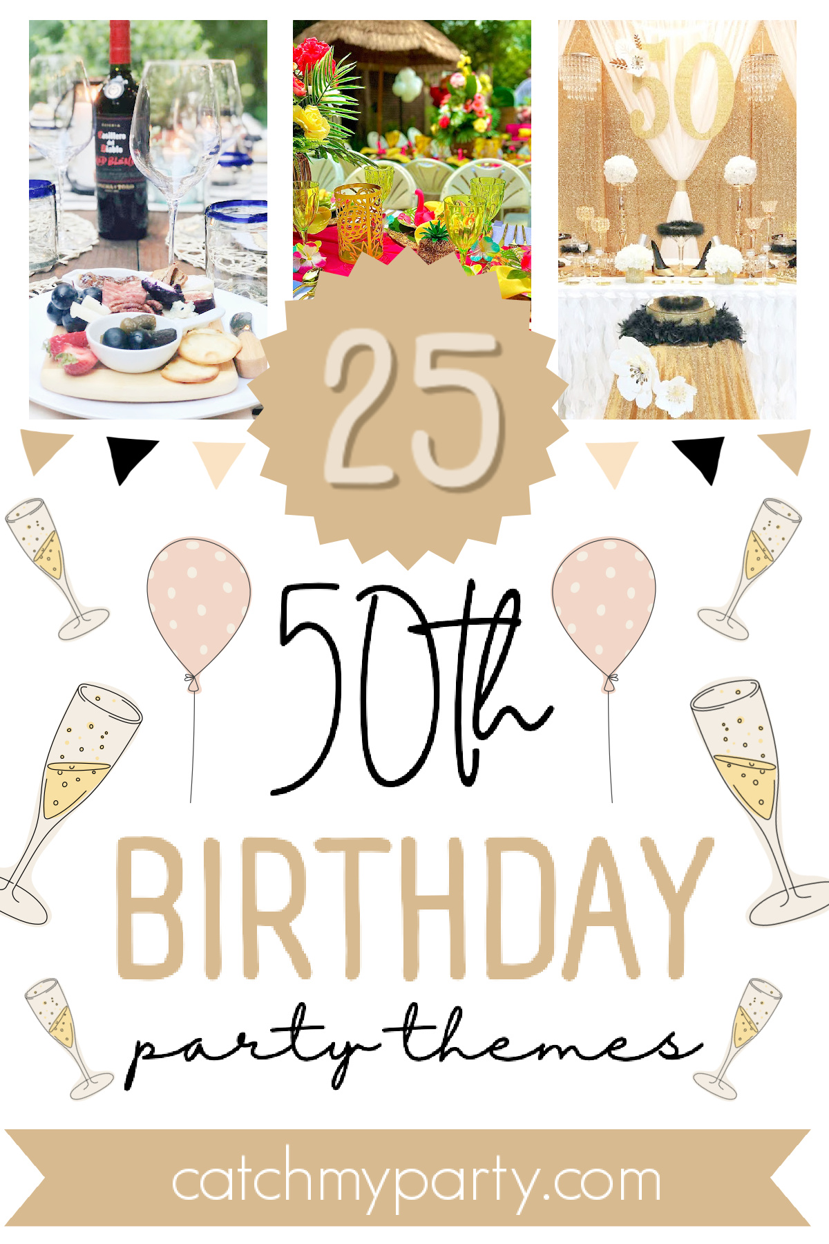 The Best 50th Birthday Party Themes