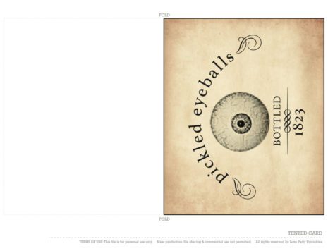 Free Gothic Halloween Printables