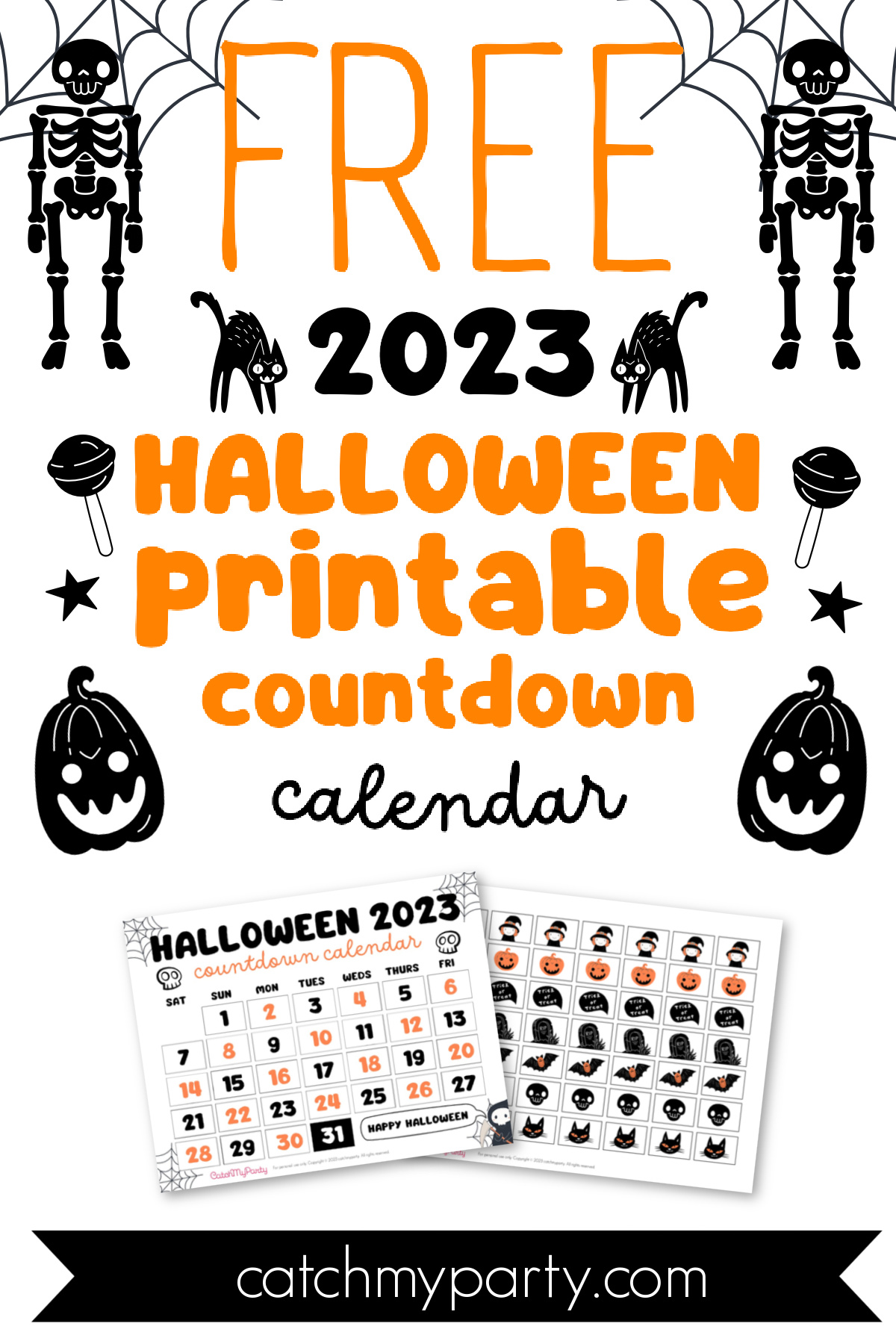 Get Your FREE Printable Halloween Countdown Calendar for 2023!