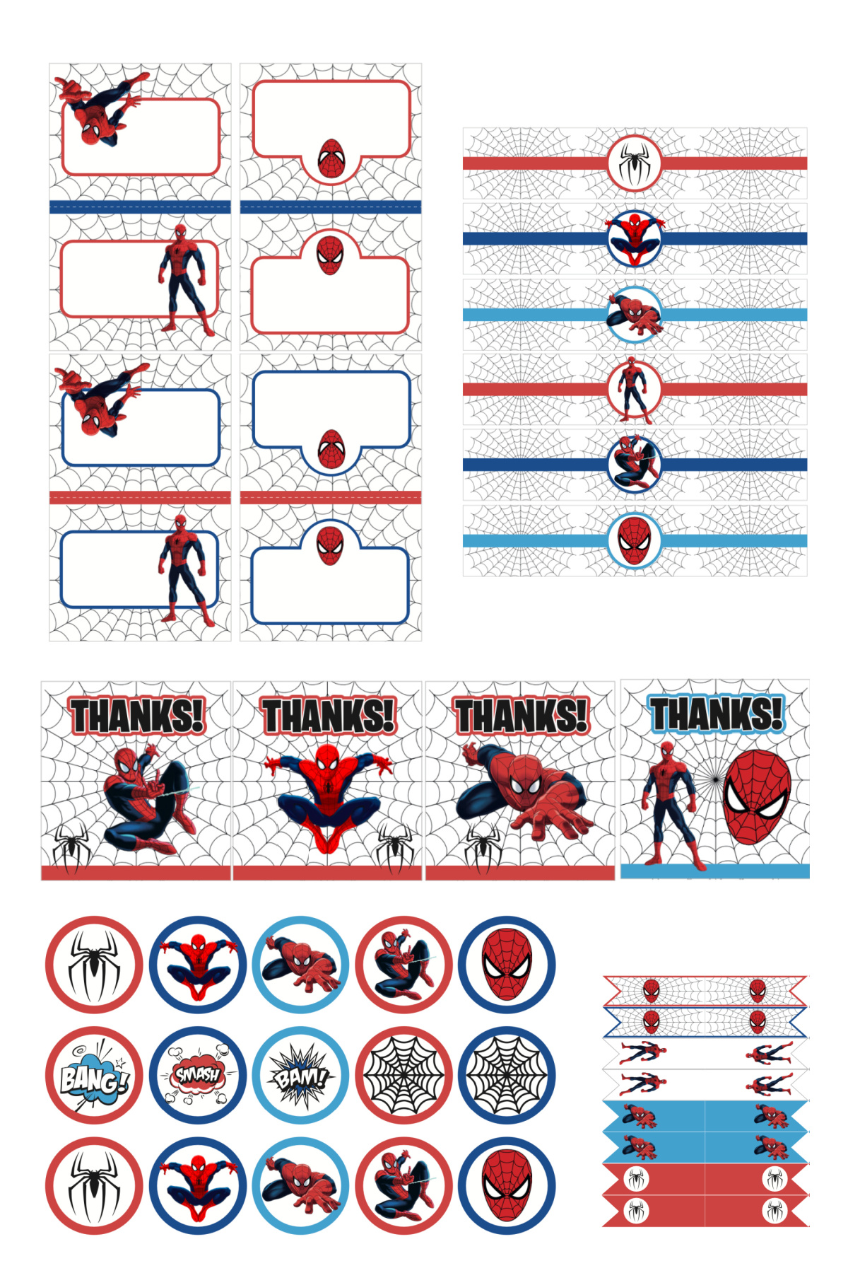 Download These Fantastic Free Spiderman Party Printables!