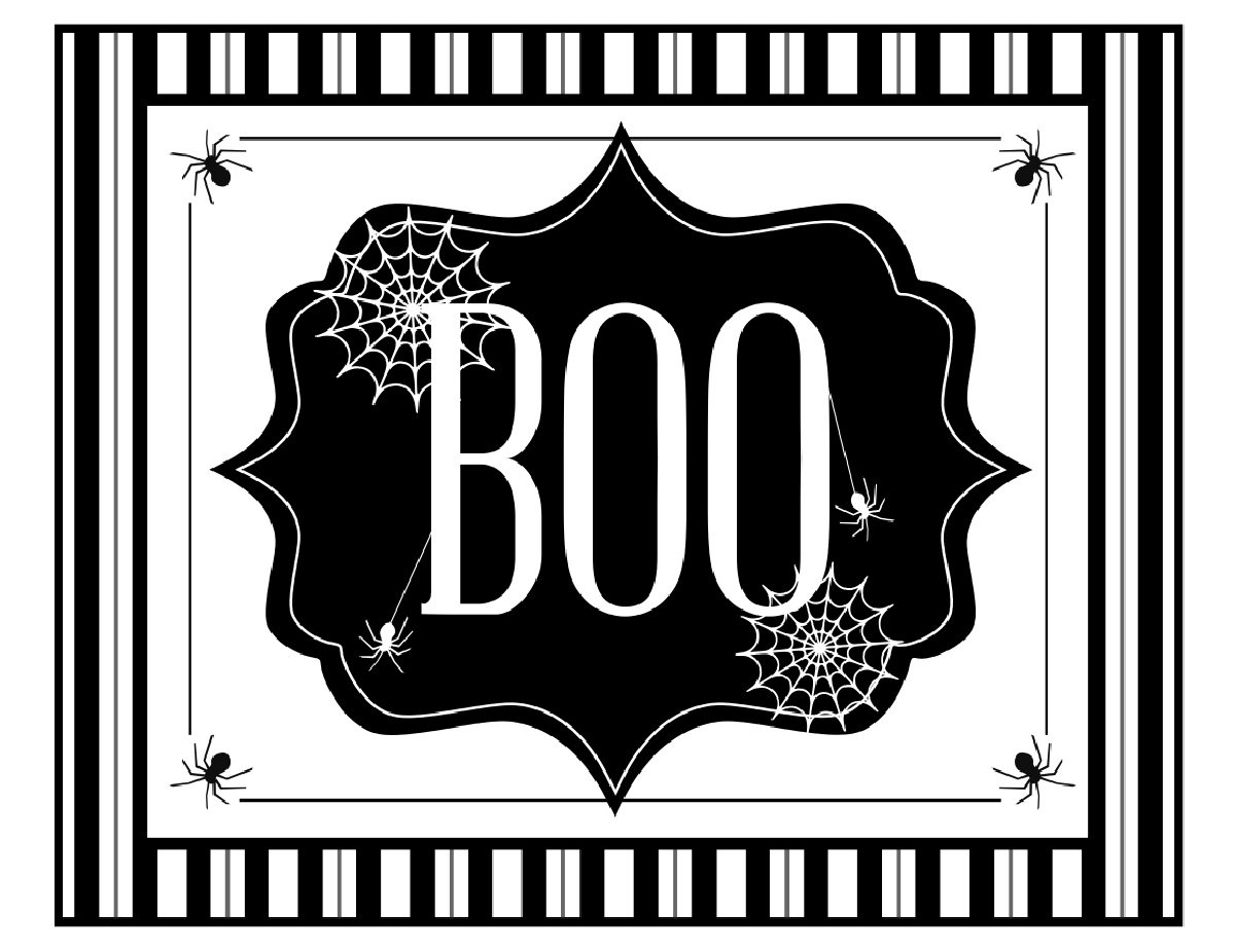 FREE "You've Been BOOed" Halloween Printable Poster