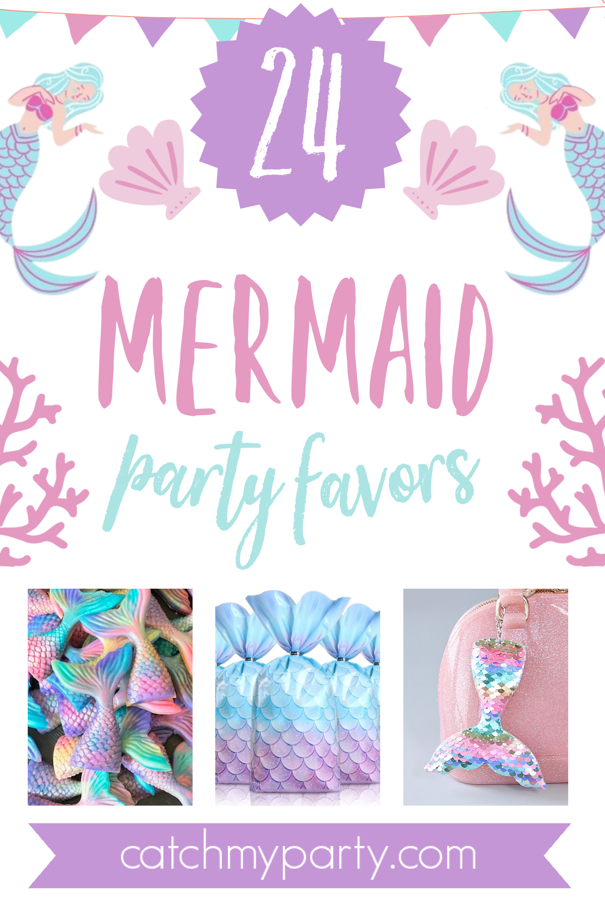 Don't Miss these 24 Stunning Mermaid Party Favors!