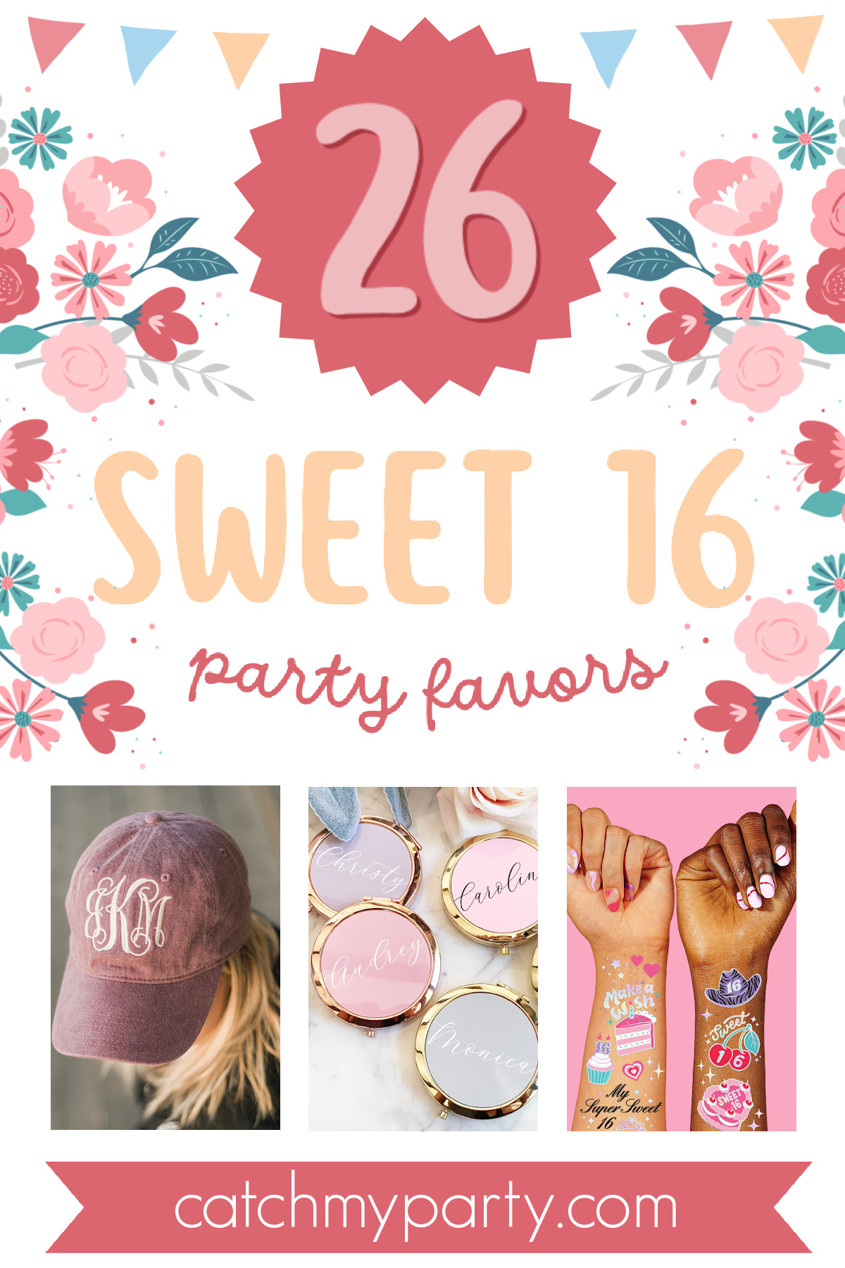 26 Amazing Sweet 16 Party Favors!
