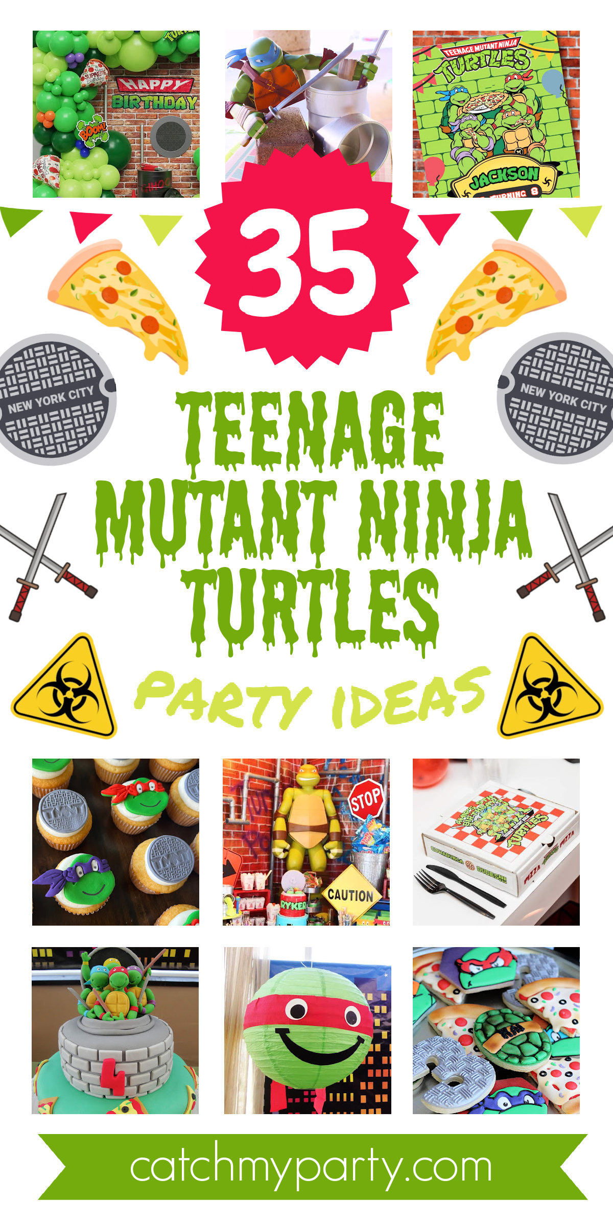 35 Cowabunga Teenage Mutant Ninja Turtles Party Ideas!