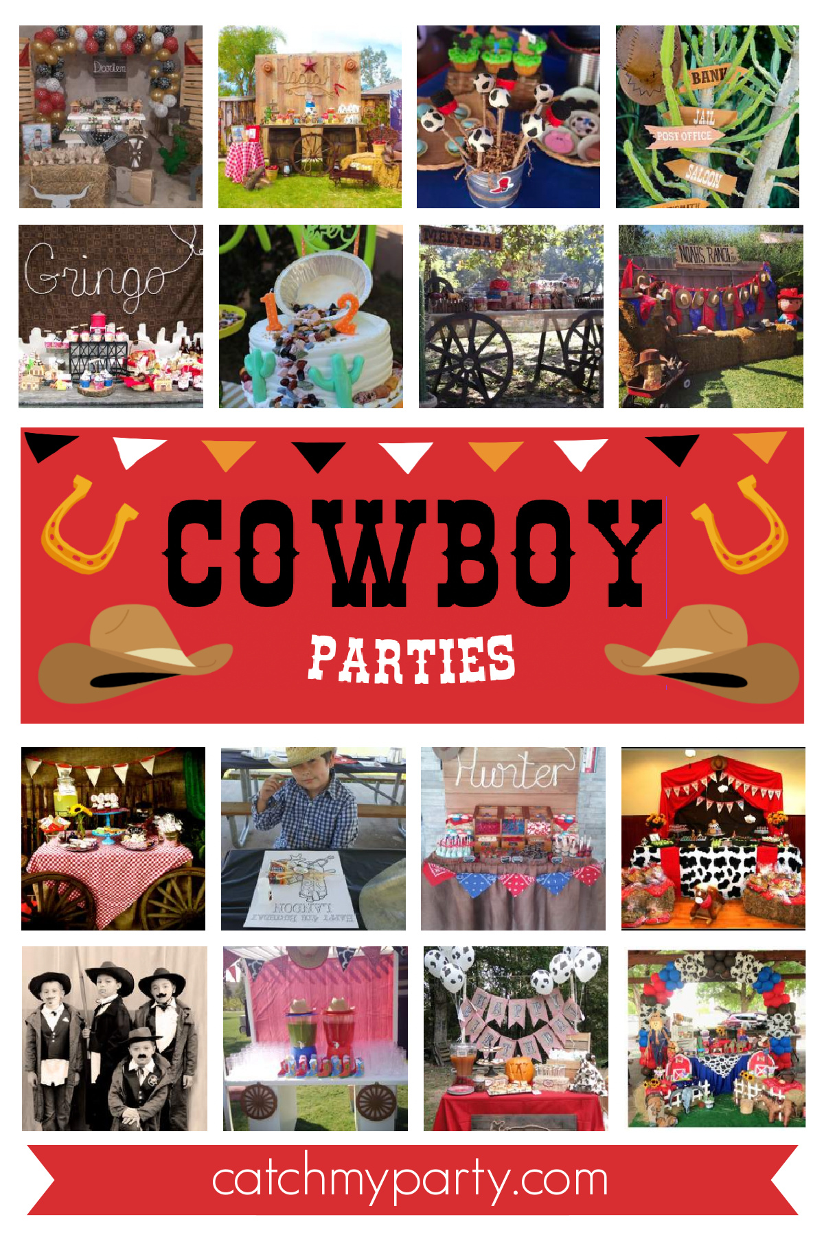 40 Most Popular Boy Birthday Party Themes for 2024 - Cowboy birthday party