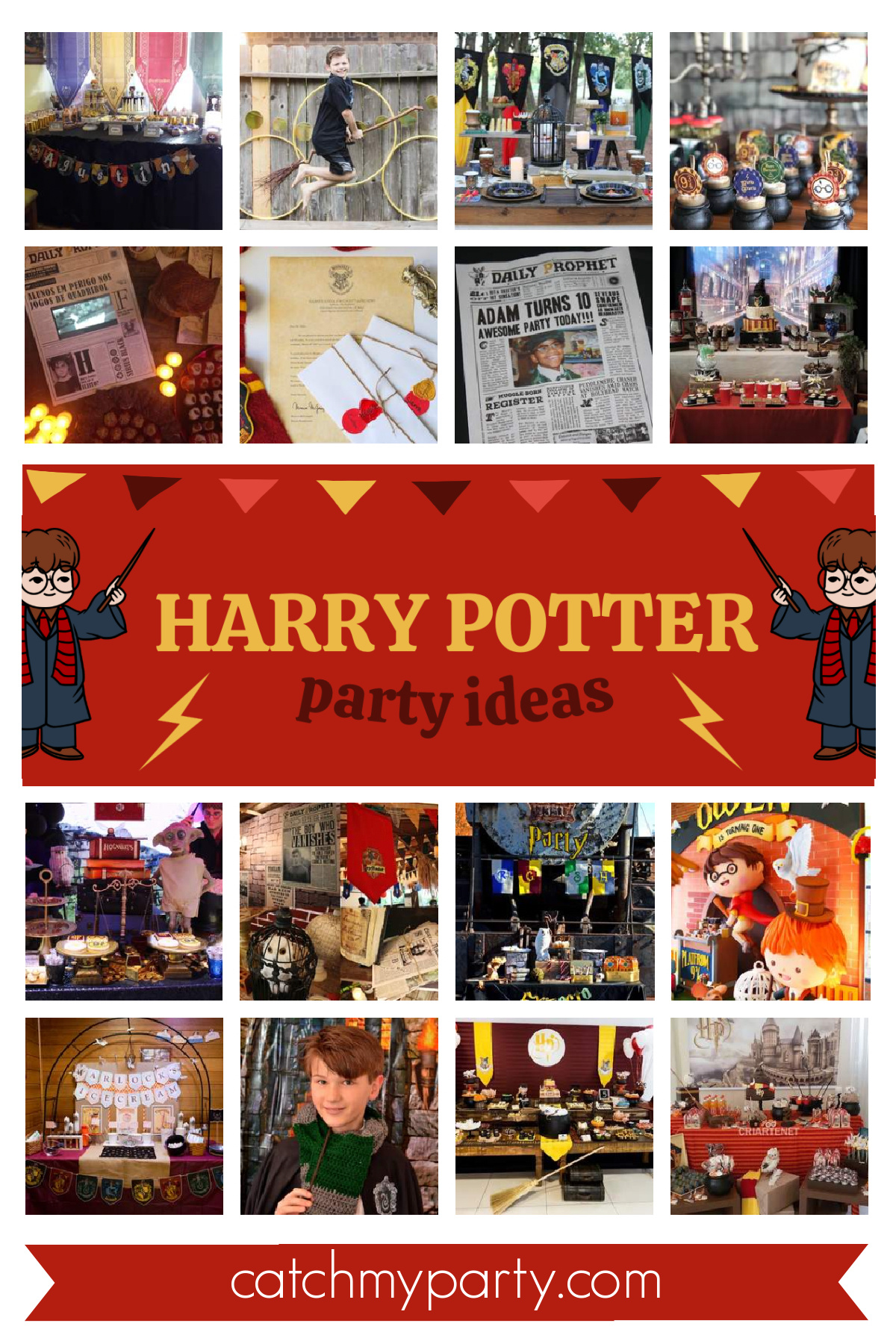 40 Most Popular Boy Birthday Party Themes for 2024 - Harry Potter birthday party