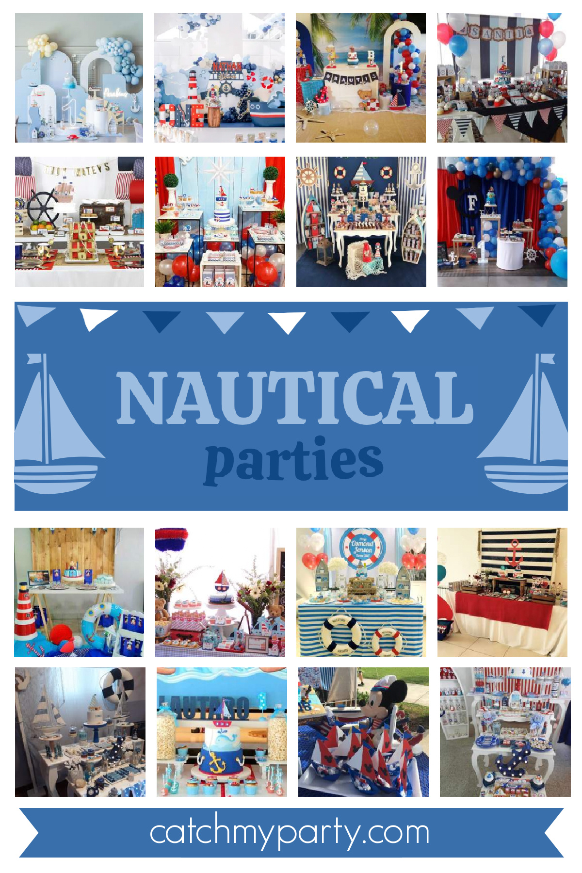 40 Most Popular Boy Birthday Party Themes for 2024 - Nautical birthday party