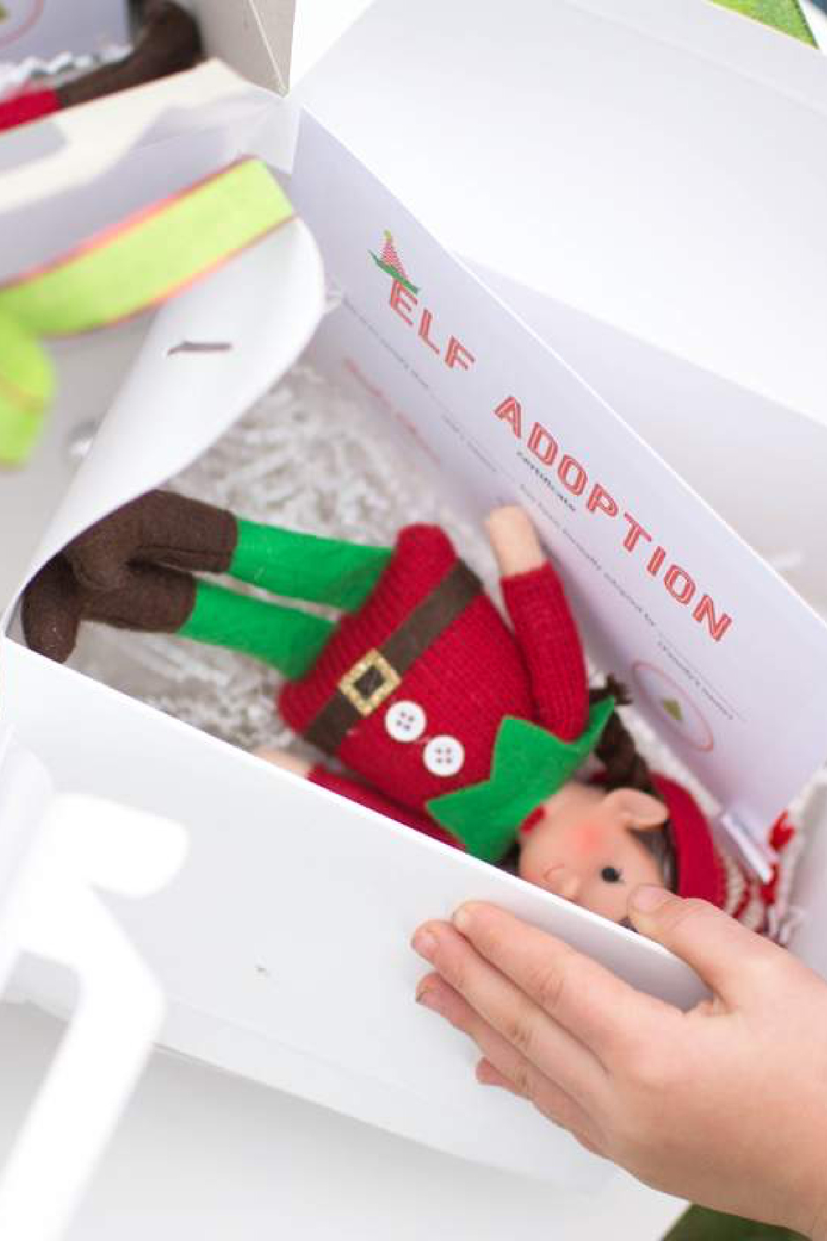 Adopt an Elf Party Favor