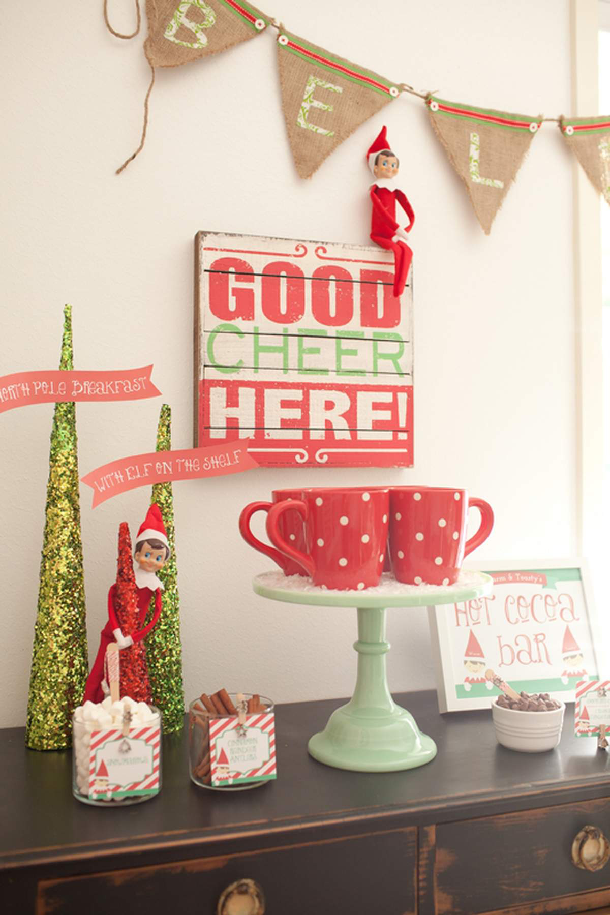 Elf on the Shelf Hot Chocolate Bar