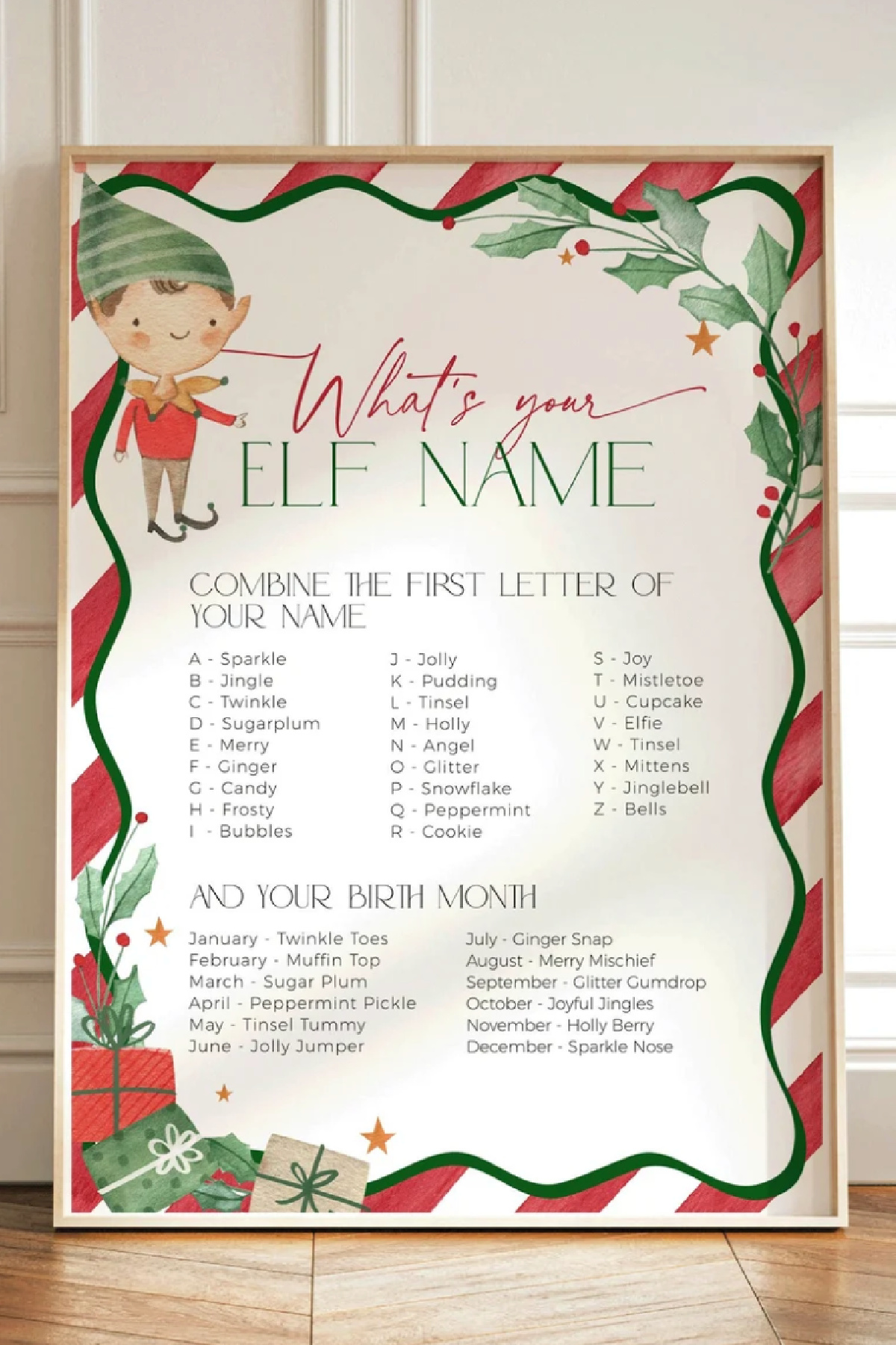 What’s Your Elf Name?