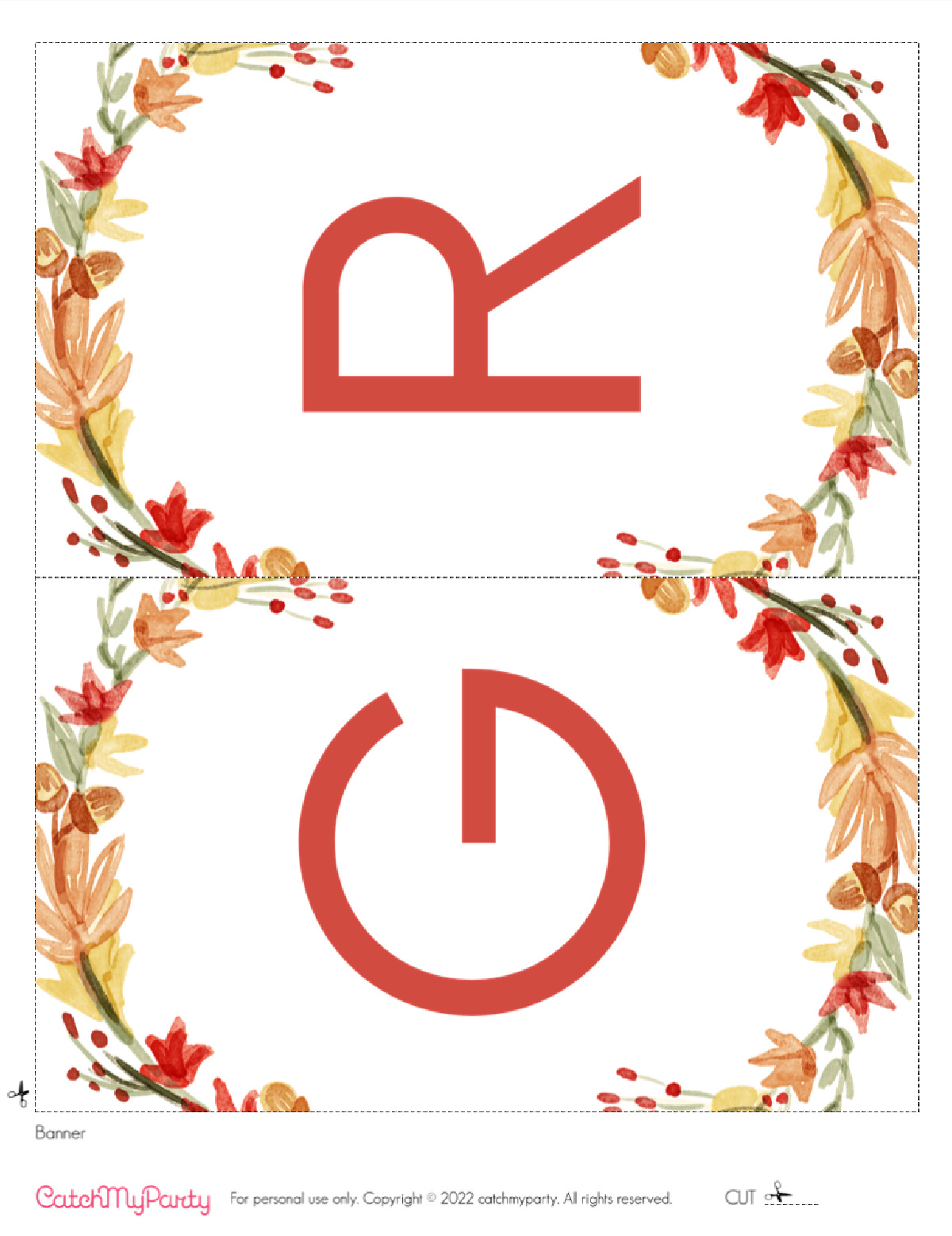 Download these FREE Friendsgiving Printables - Grateful Banner