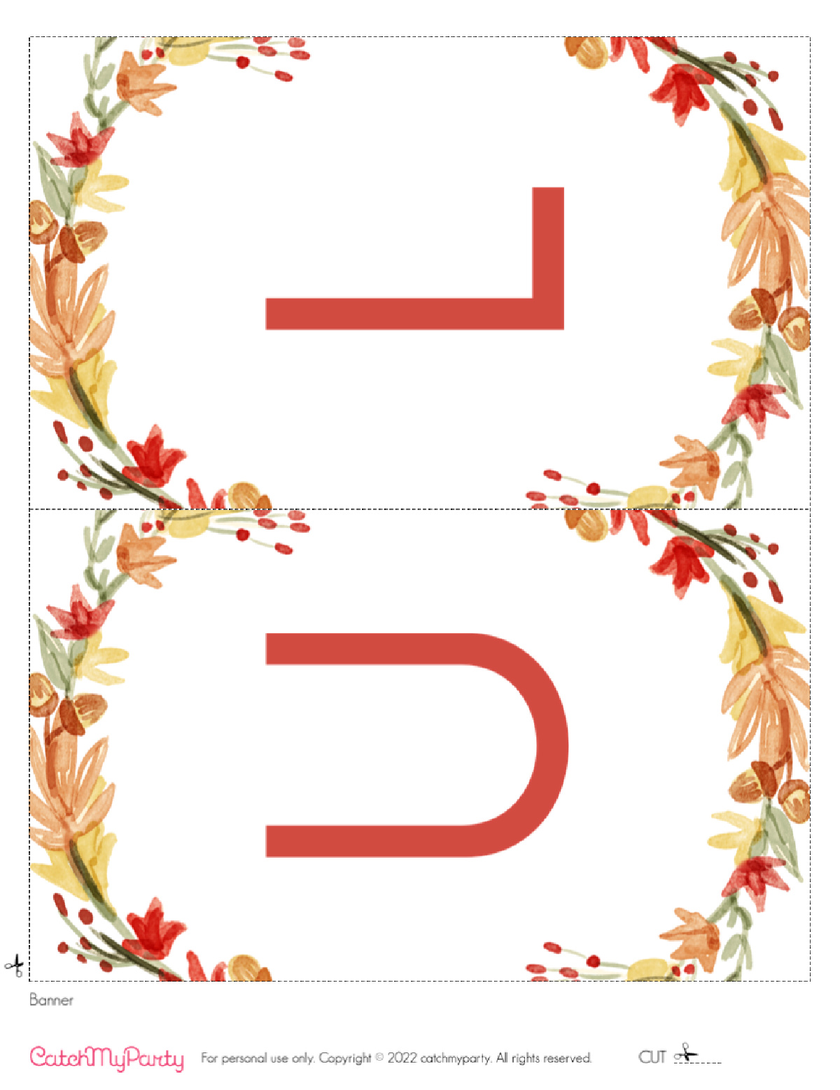 Download these FREE Friendsgiving Printables - Grateful Banner